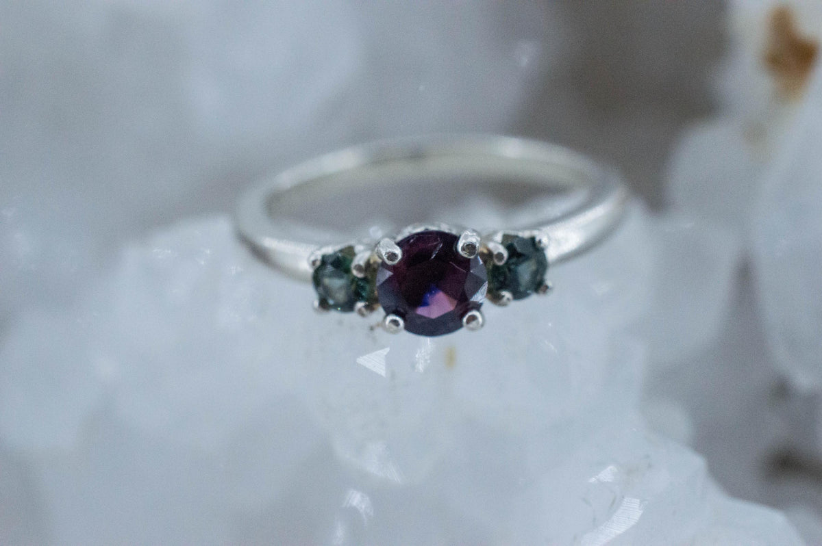 Winza Ruby Sapphire Ring; Natural Untreated Tanzania Ruby and Kenya Sapphires - Mark Oliver Gems