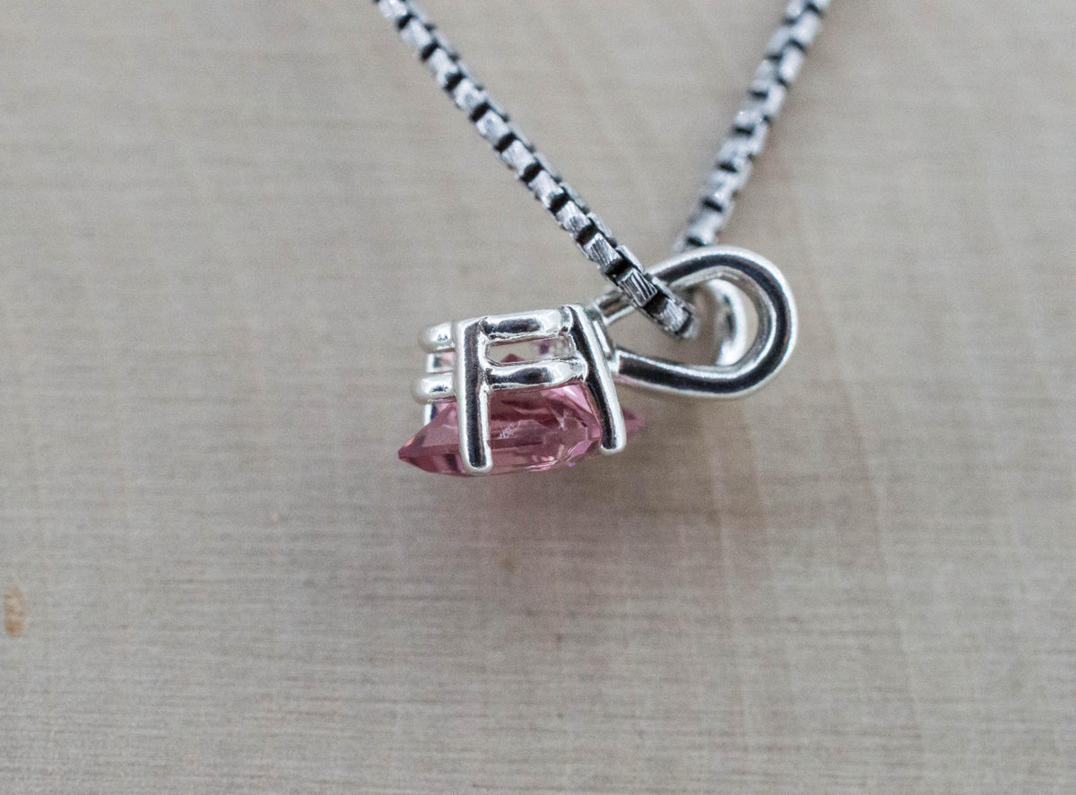 Pink Tourmaline Pendant; Natural Untreated Brazil Tourmaline; 1.120cts - Mark Oliver Gems