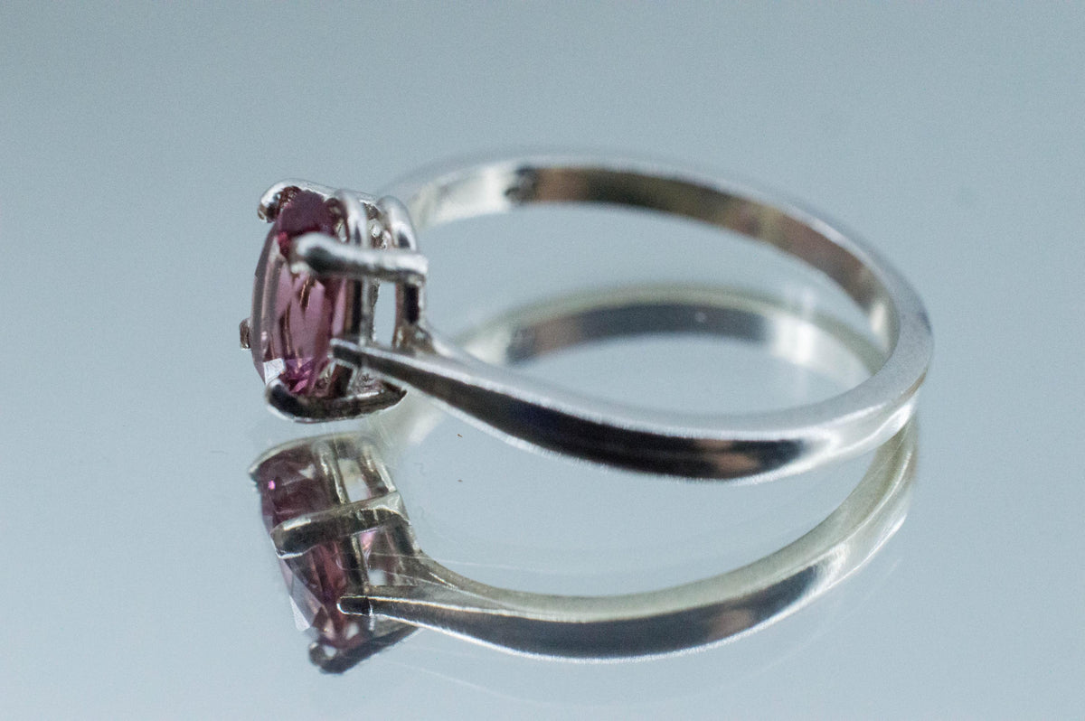 Pink Tourmaline Ring; Natural Untreated Brazilian Tourmaline; 0.825cts - Mark Oliver Gems