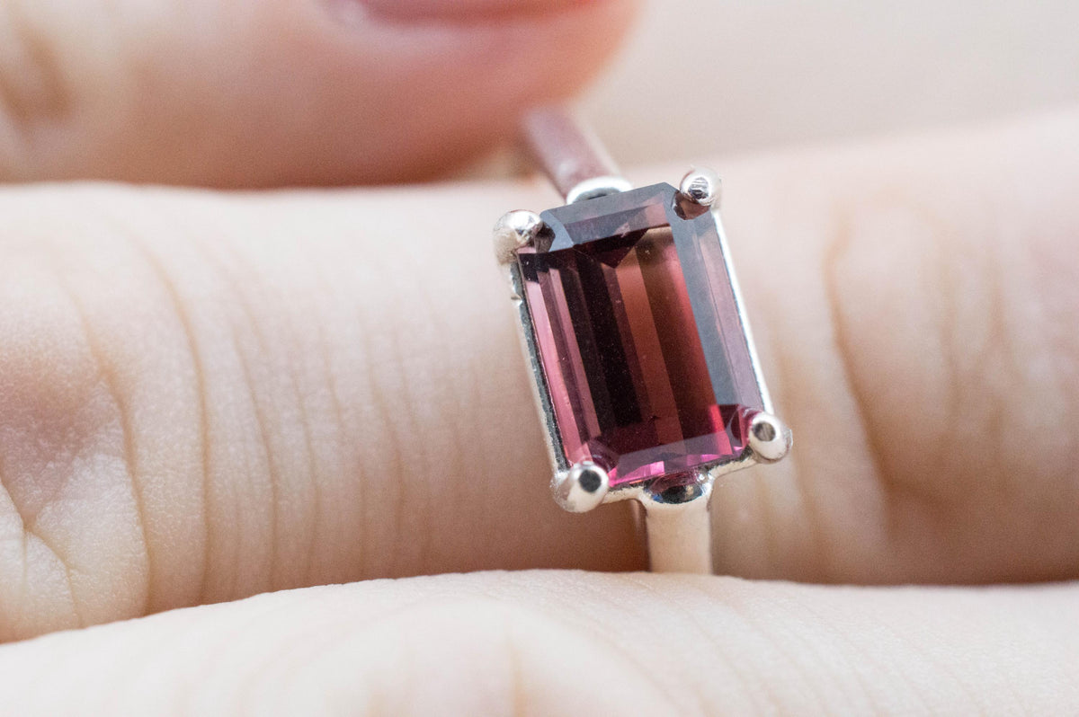 Pink Tourmaline Ring; Natural Untreated Mozambique Tourmaline; 1.855cts - Mark Oliver Gems