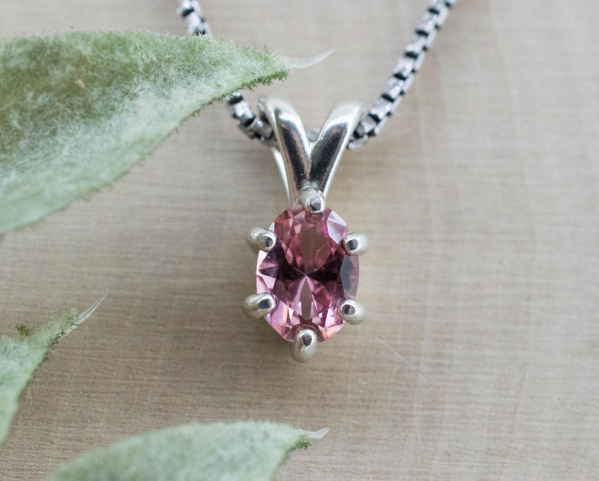 Pink Tourmaline Pendant; Natural Untreated Brazil Tourmaline; 0.955cts - Mark Oliver Gems