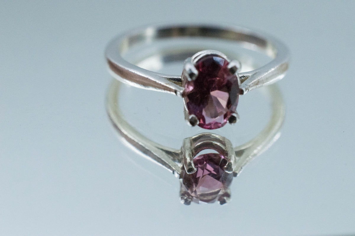 Pink Tourmaline Ring; Natural Untreated Brazilian Tourmaline; 0.825cts - Mark Oliver Gems
