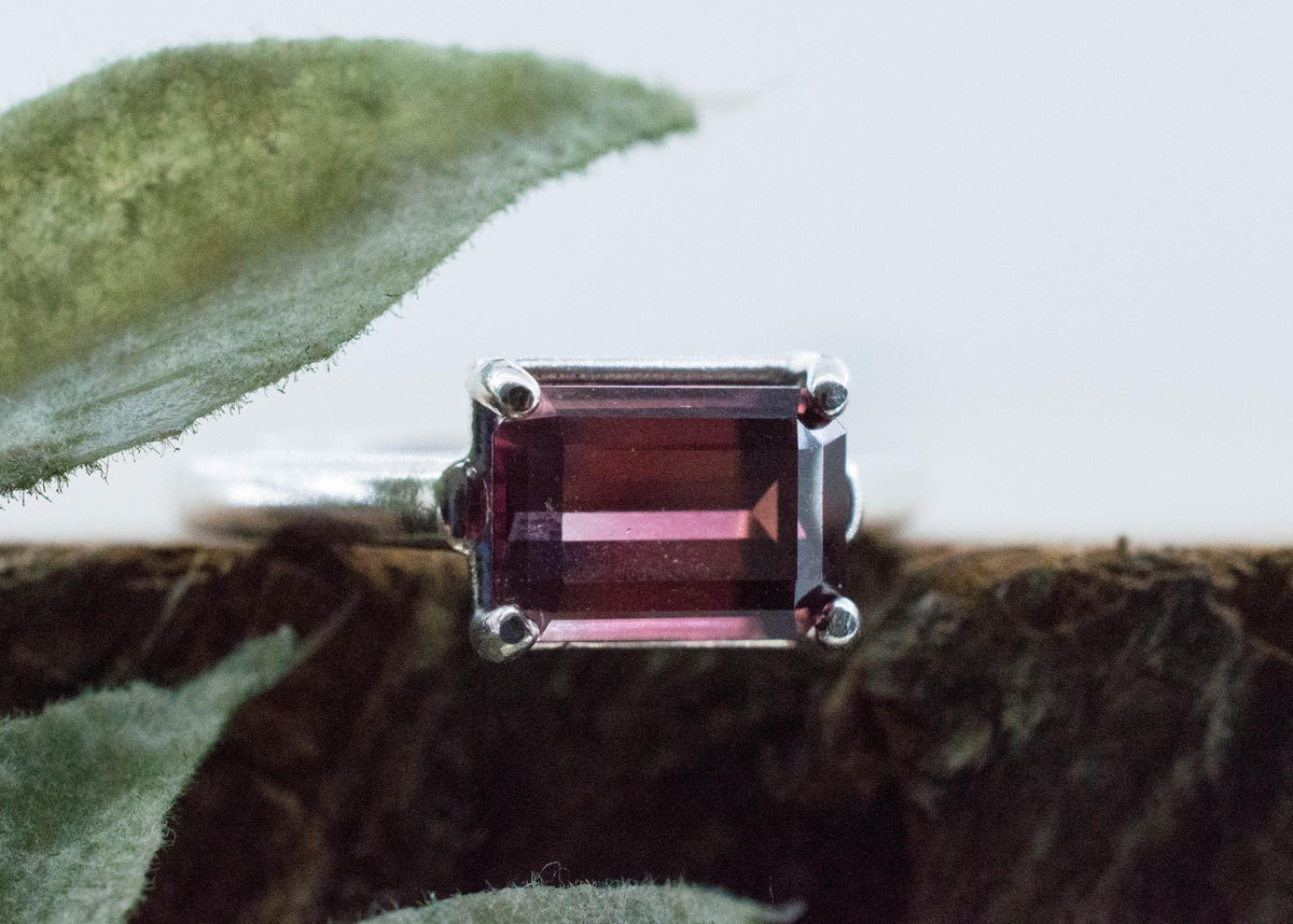 Pink Tourmaline Ring; Natural Untreated Mozambique Tourmaline; 1.855cts - Mark Oliver Gems