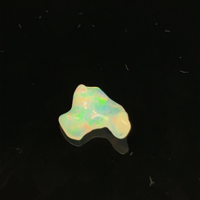 Ethiopian Opal Gemstone; Natural Untreated Welo Opal, 3.115cts
