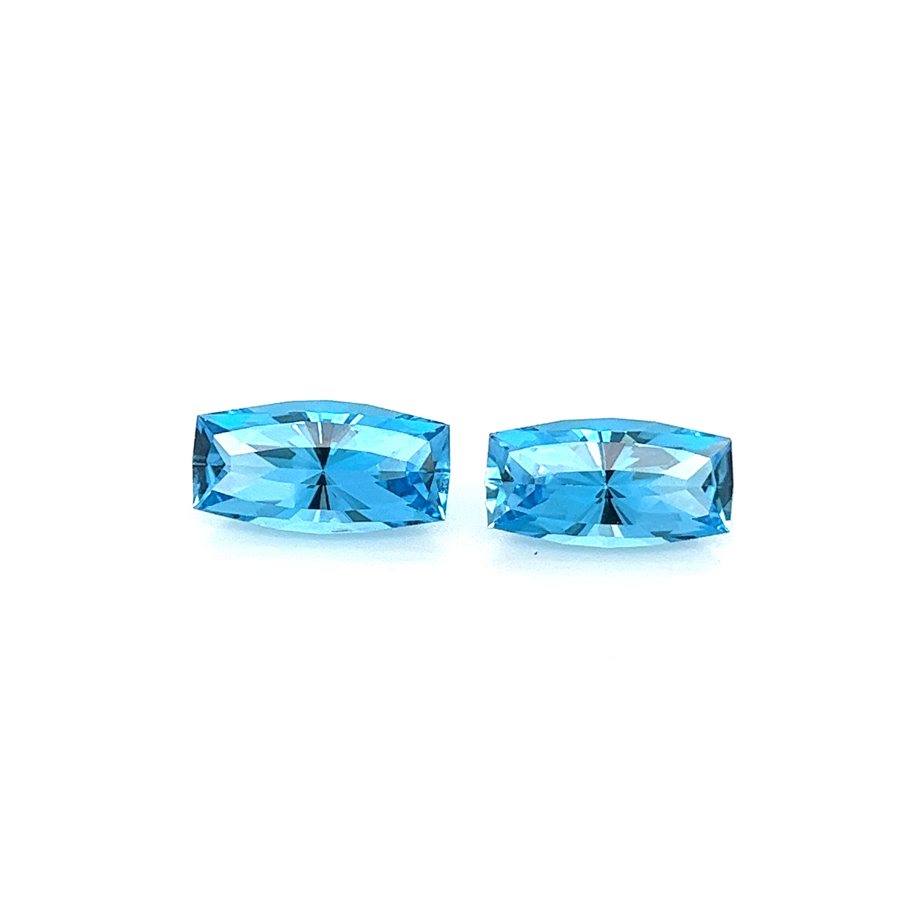 Blue Topaz Gemstones; Natural Brazil Topaz, 10.480cts - Mark Oliver Gems