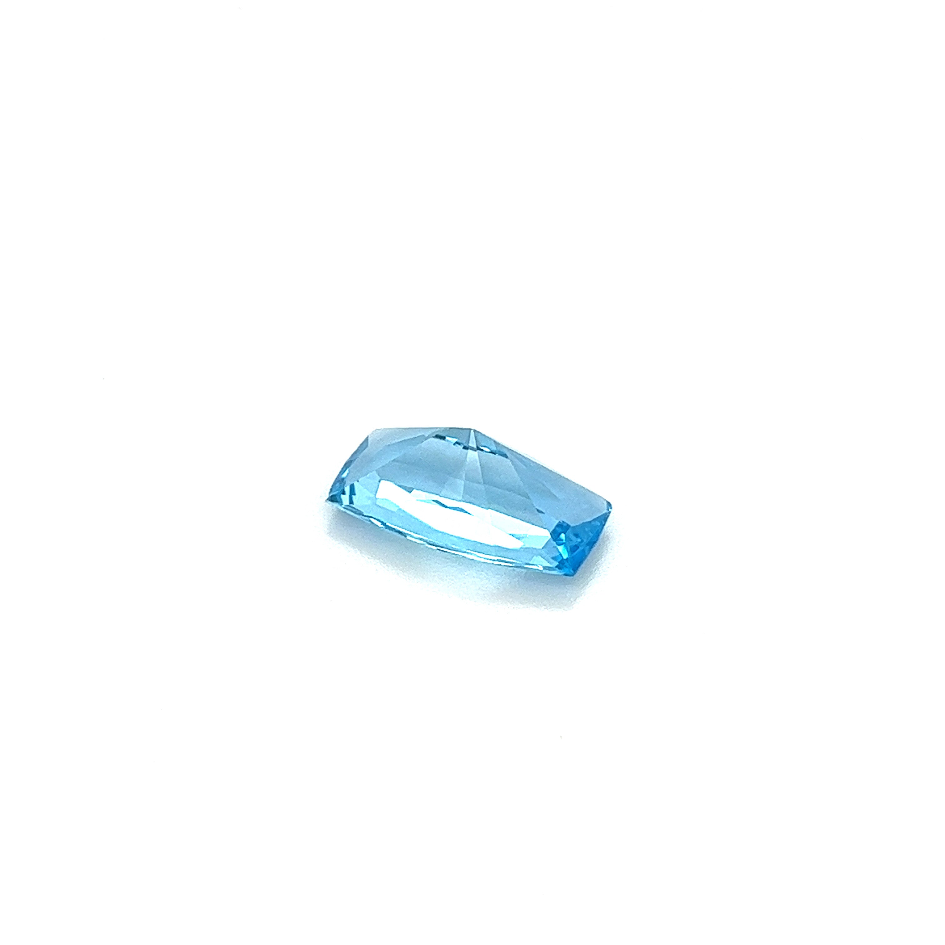 Blue Topaz Gemstone; Natural Brazil Topaz, 5.905cts - Mark Oliver Gems