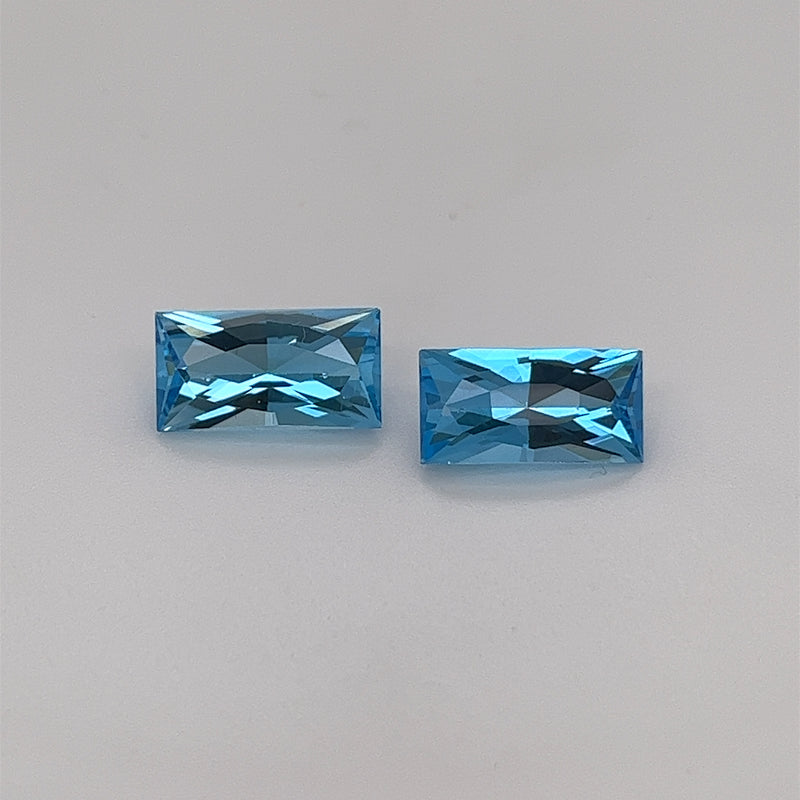 Blue Topaz Gemstones; Natural Brazil Topaz, 11.065cts