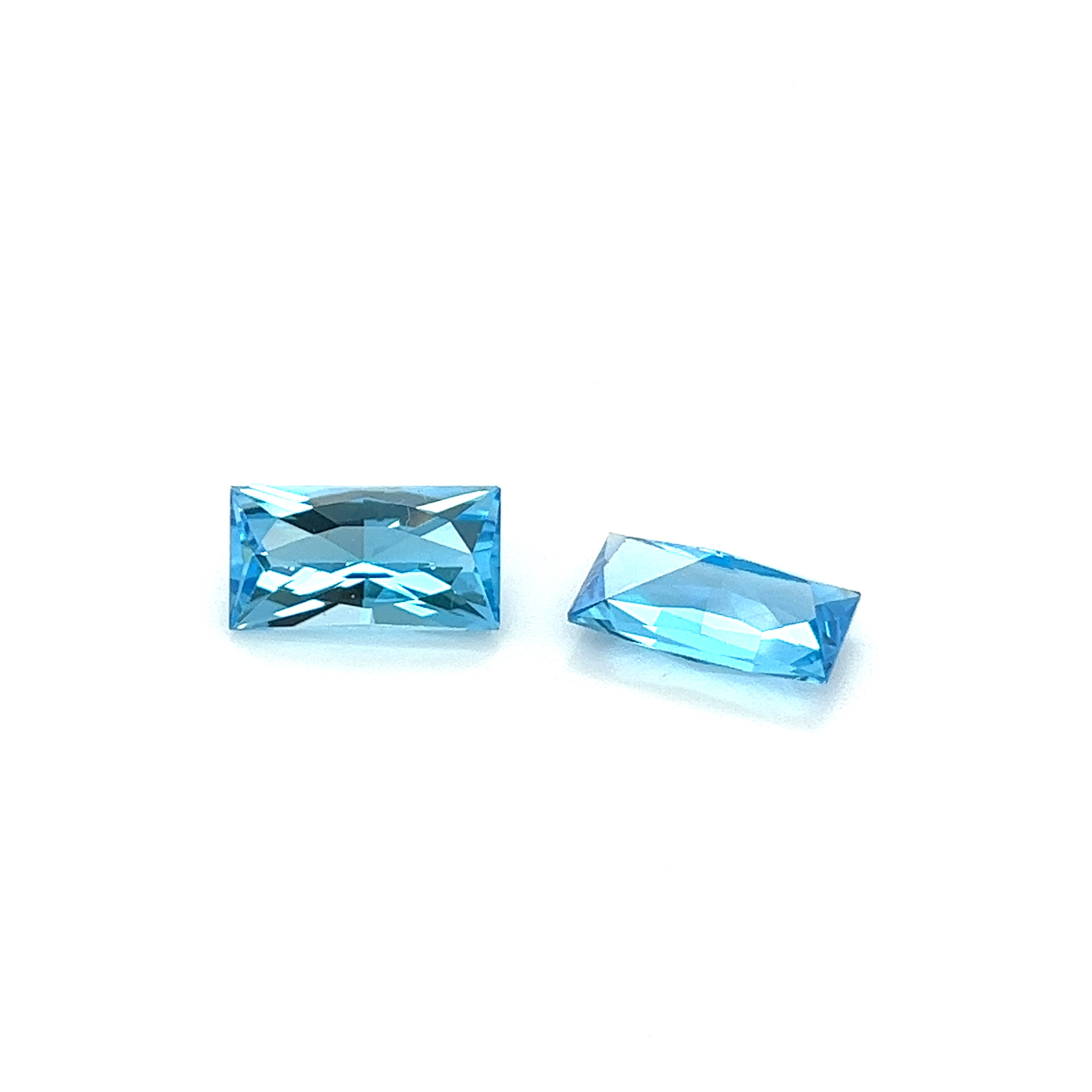 Blue Topaz Gemstones; Natural Brazil Topaz, 11.065cts - Mark Oliver Gems