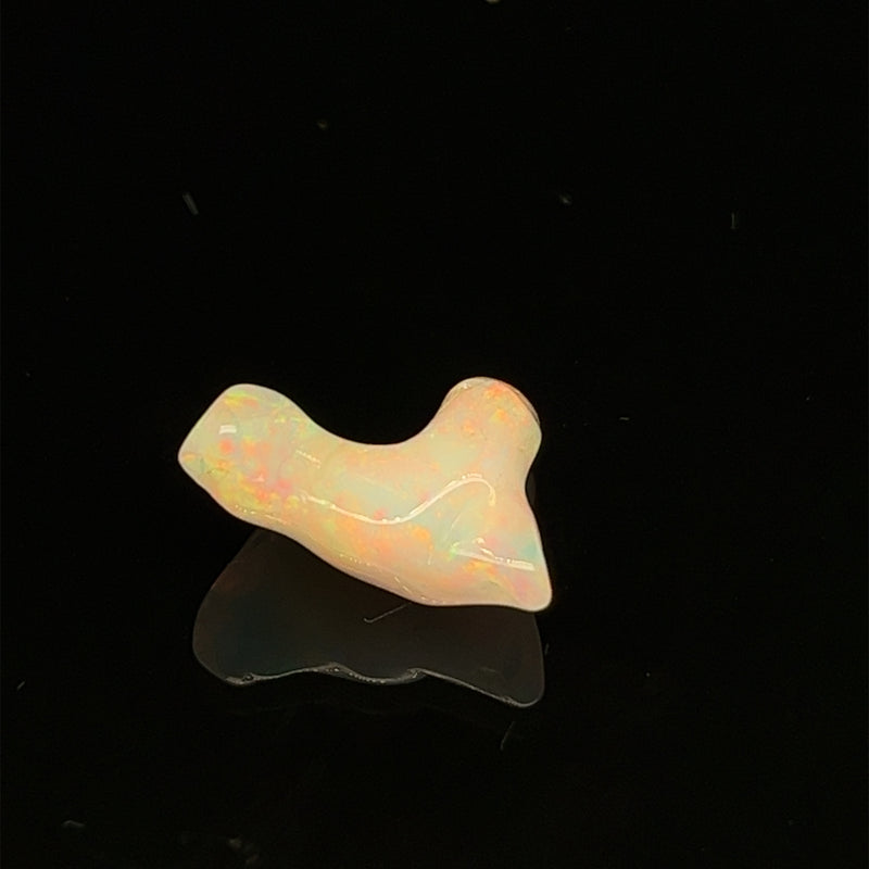 Ethiopian Opal Gemstone; Natural Untreated Welo Opal, 3.935cts