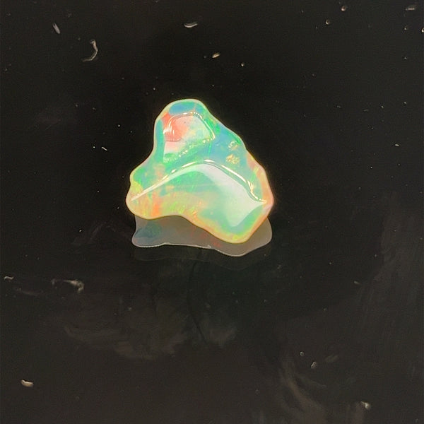 Ethiopian Opal Gemstone; Natural Untreated Welo Opal, 3.170cts