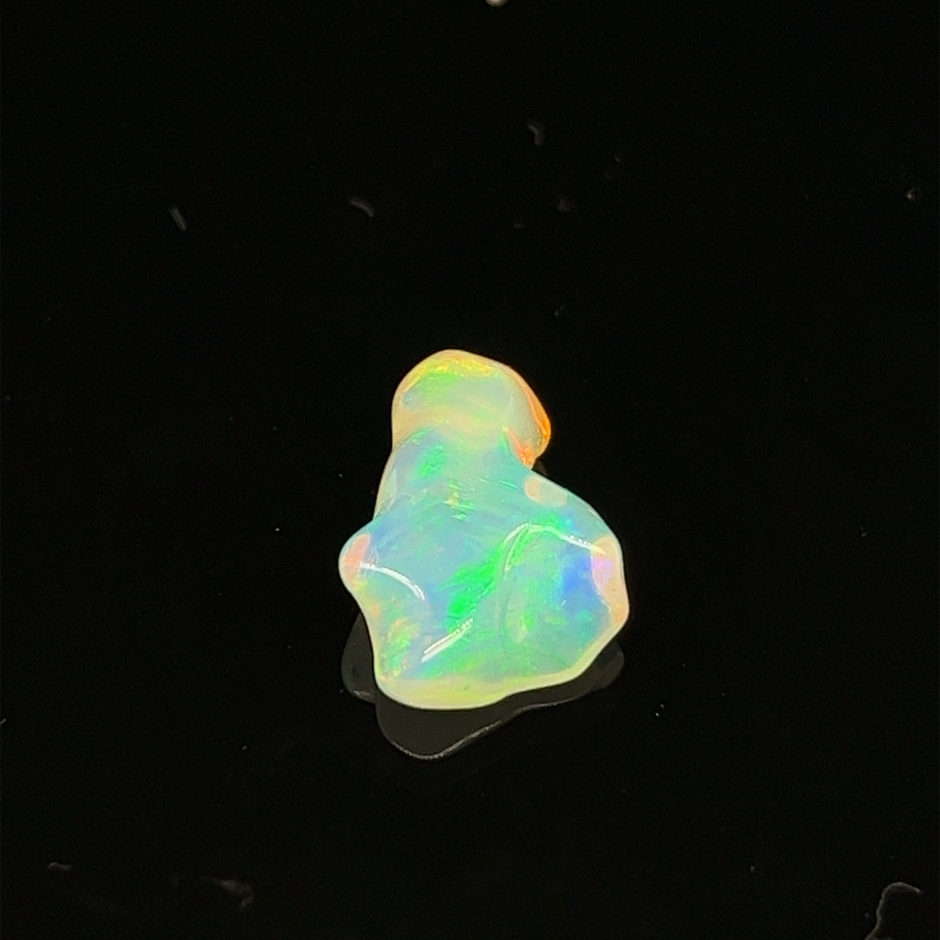 Ethiopian Opal Gemstone; Natural Untreated Welo Opal, 3.410cts - Mark Oliver Gems