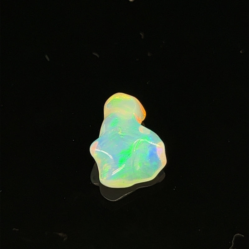 Ethiopian Opal Gemstone; Natural Untreated Welo Opal, 3.410cts