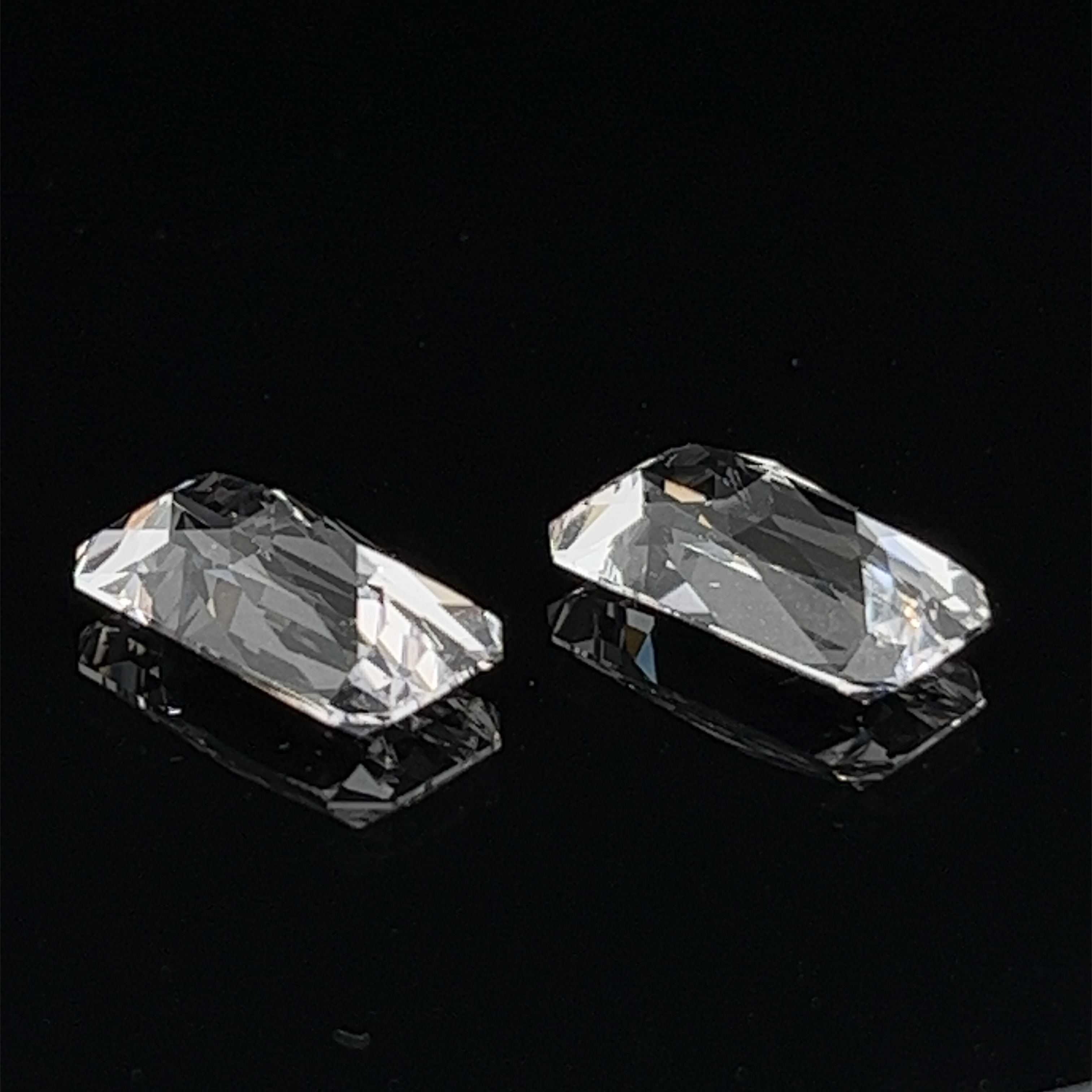 Danburite Gemstones; Natural Untreated Mexico Danburite Pair, 7.265cts - Mark Oliver Gems