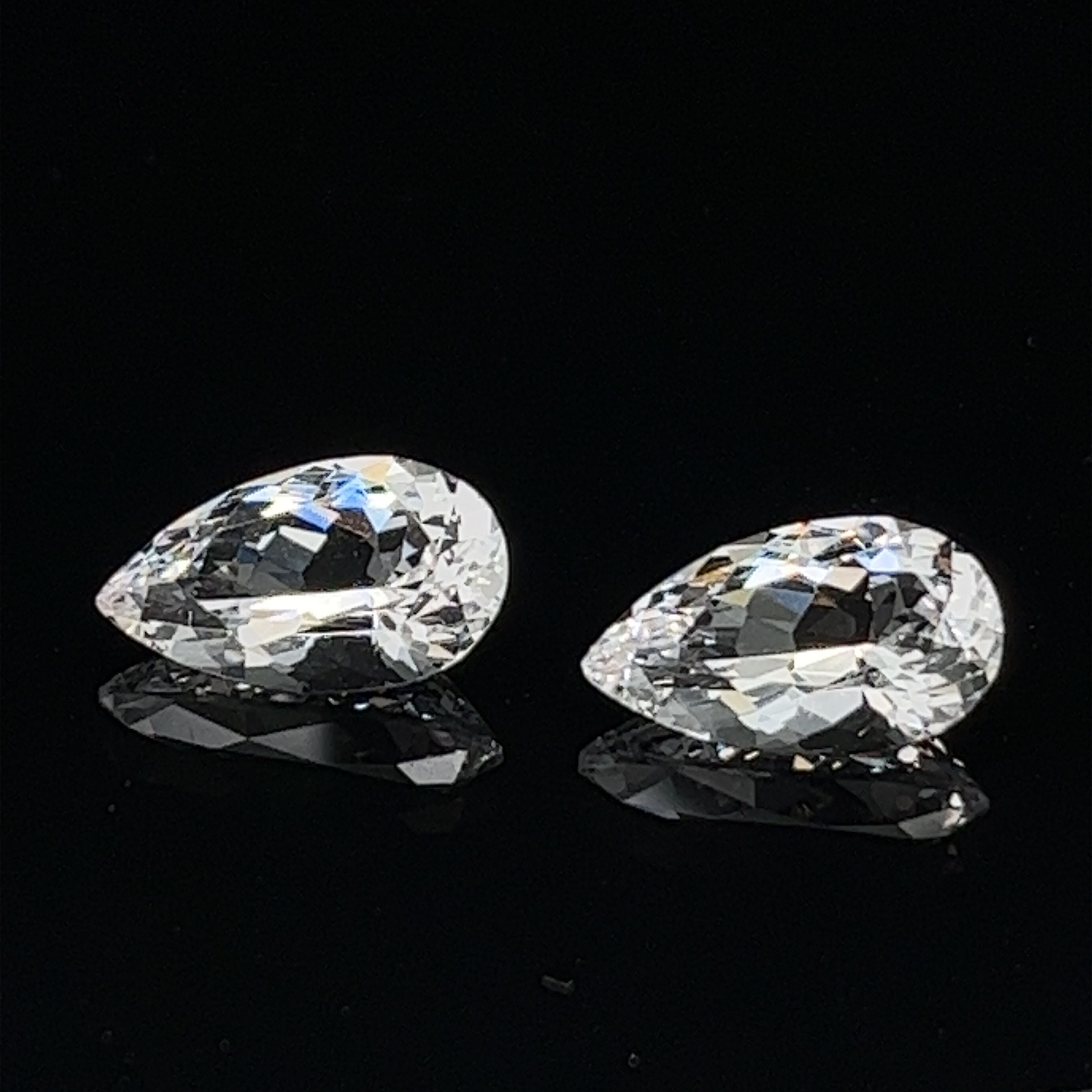 Danburite Gemstones; Natural Untreated Mexico Danburite Pair, 4.590cts - Mark Oliver Gems