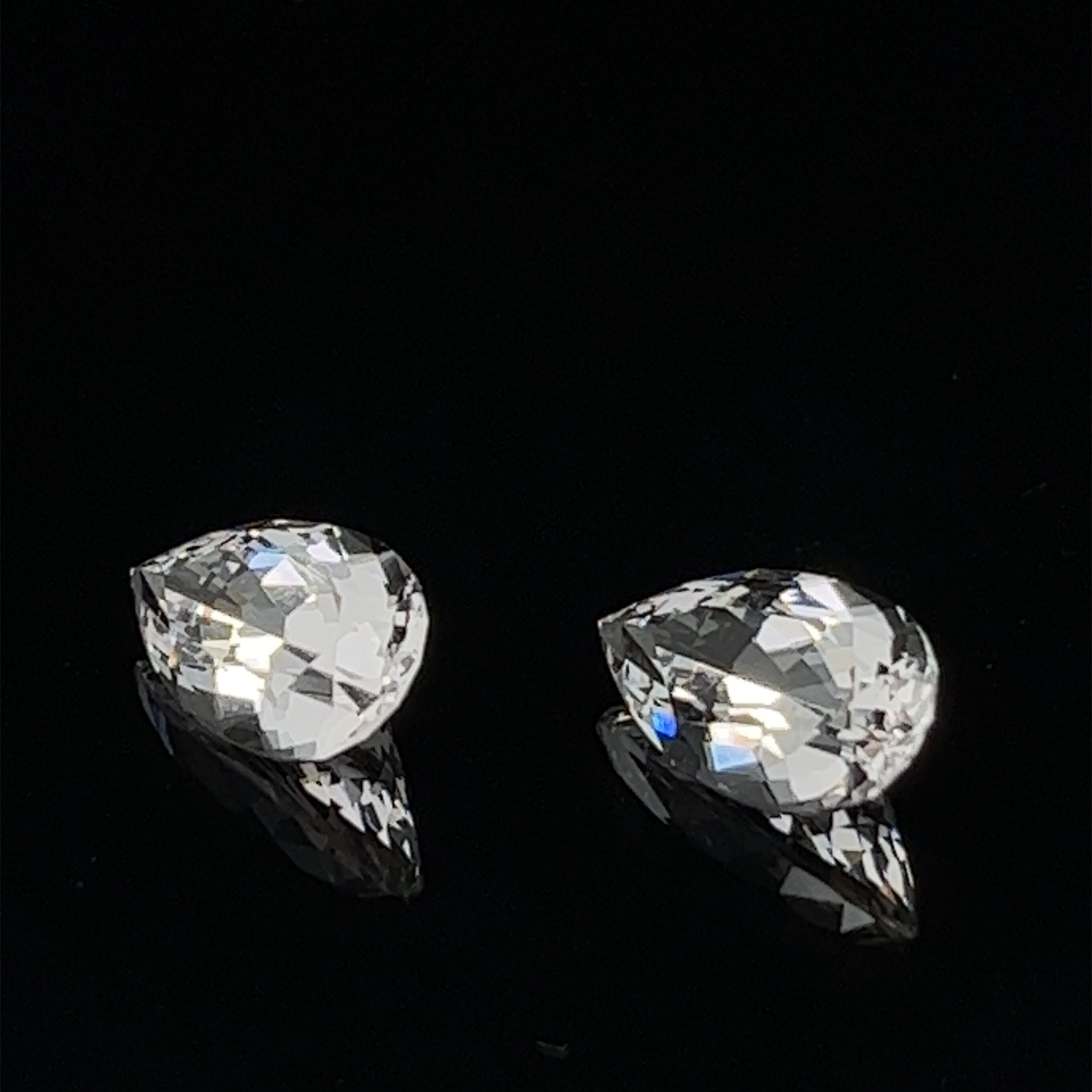 Danburite Gemstones; Natural Untreated Mexico Danburite Pair, 4.590cts - Mark Oliver Gems
