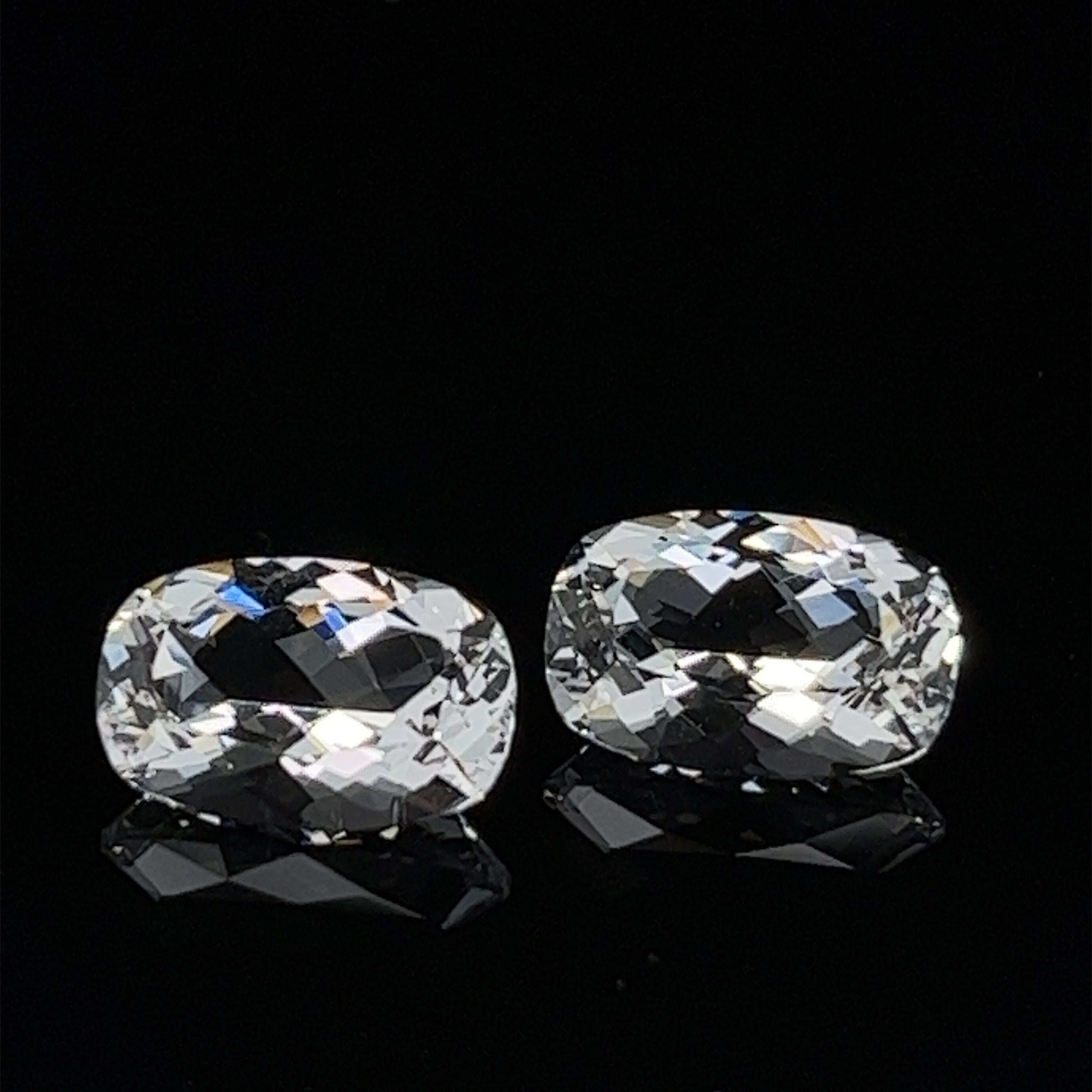 Danburite Gemstones; Natural Untreated Mexico Danburite Pair, 6.630cts - Mark Oliver Gems