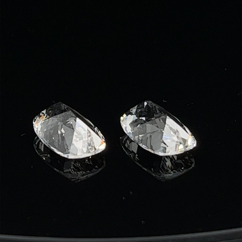 Danburite Gemstones; Natural Untreated Mexico Danburite Pair, 6.630cts