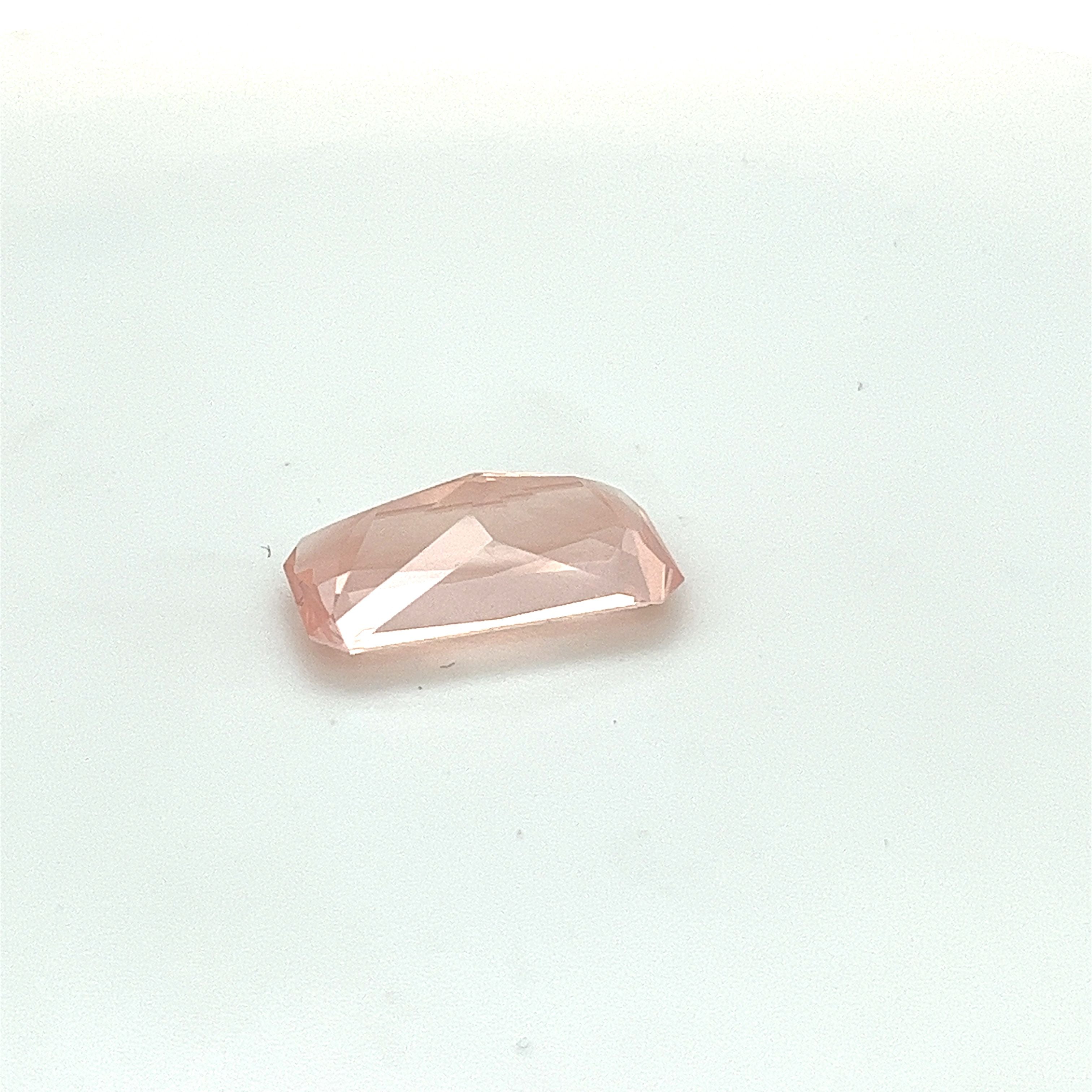 Rose Quartz Gemstone; Natural Untreated Brazil Quartz, 7.910cts - Mark Oliver Gems