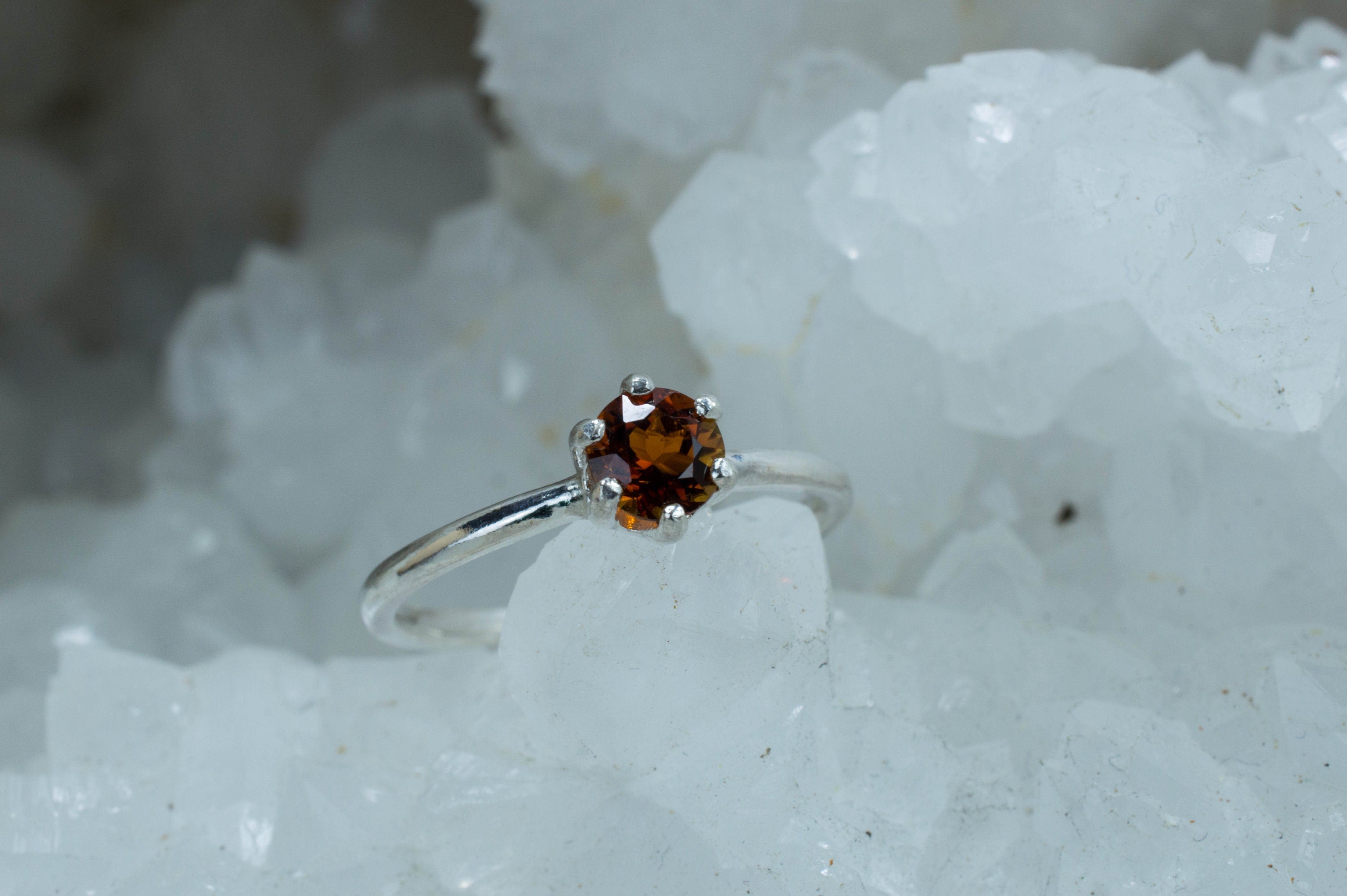 Sunset Tourmaline Sterling Silver Ring; Genuine Untreated Tourmaline - Mark Oliver Gems