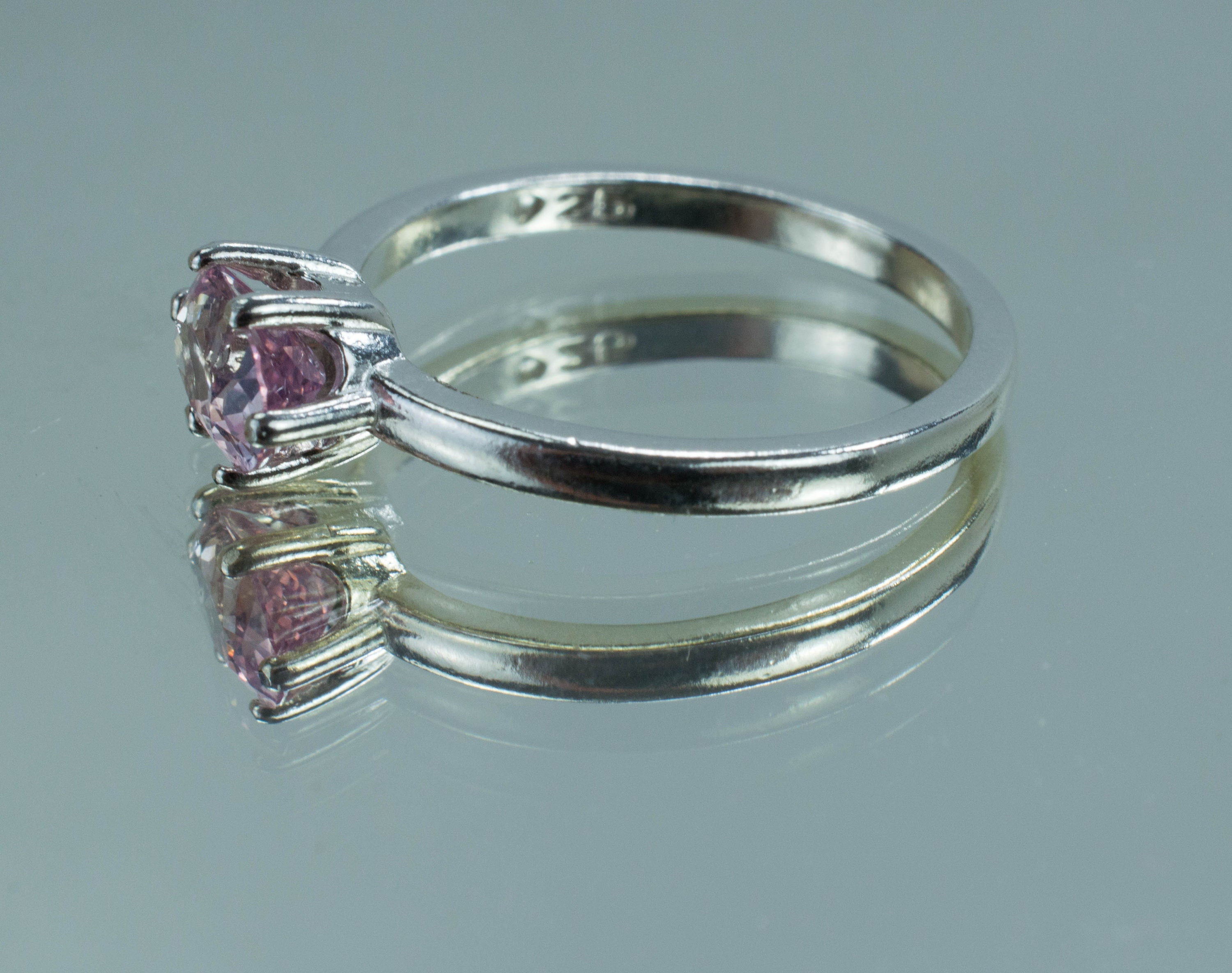 Padparadscha Sapphire Ring, Naural Untreated Sri Lanka Sapphire - Mark Oliver Gems