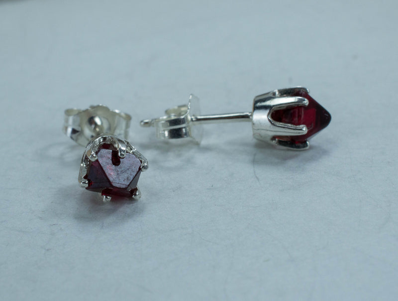 Spinel Earrings; Natural Untreated Burma Spinel