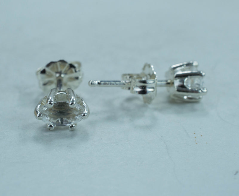 Goshenite Earrings; Genuine and Untreated Mozambique Goshenite; Platinum Beryl Earrings