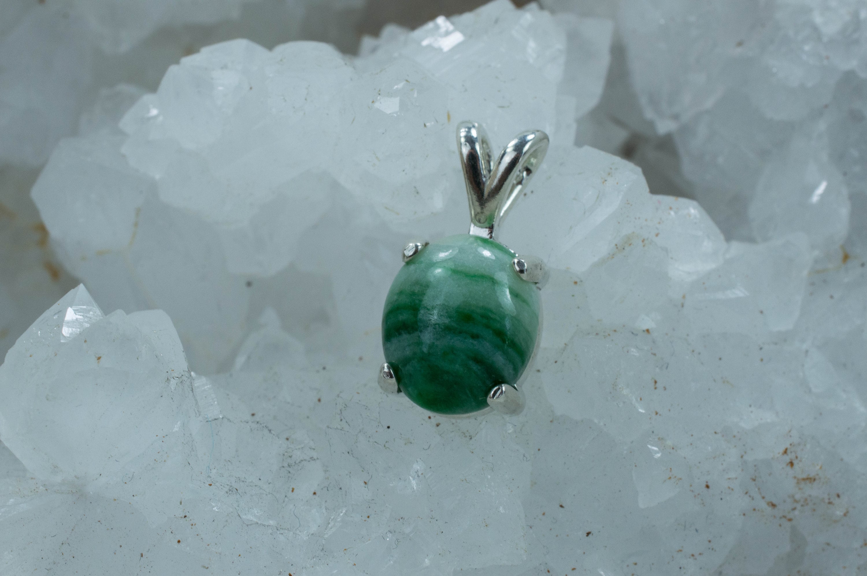 Jadeite Pendant; Genuine Untreated Myanmar Mined Jade - Mark Oliver Gems