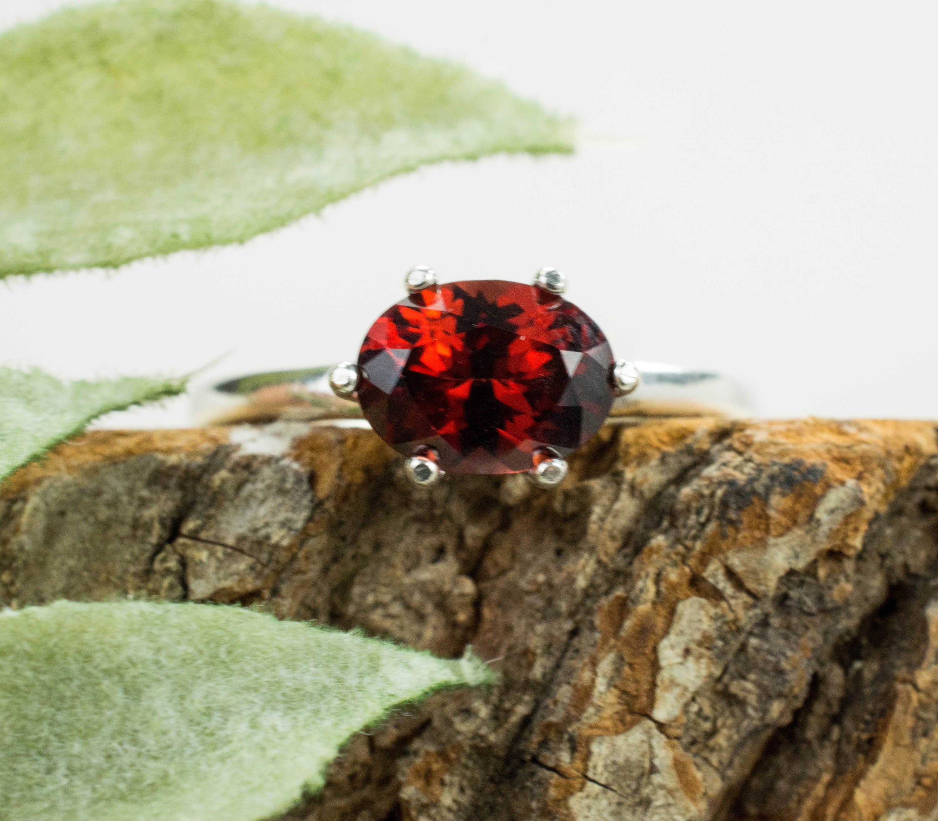 Pyrope deals garnet ring