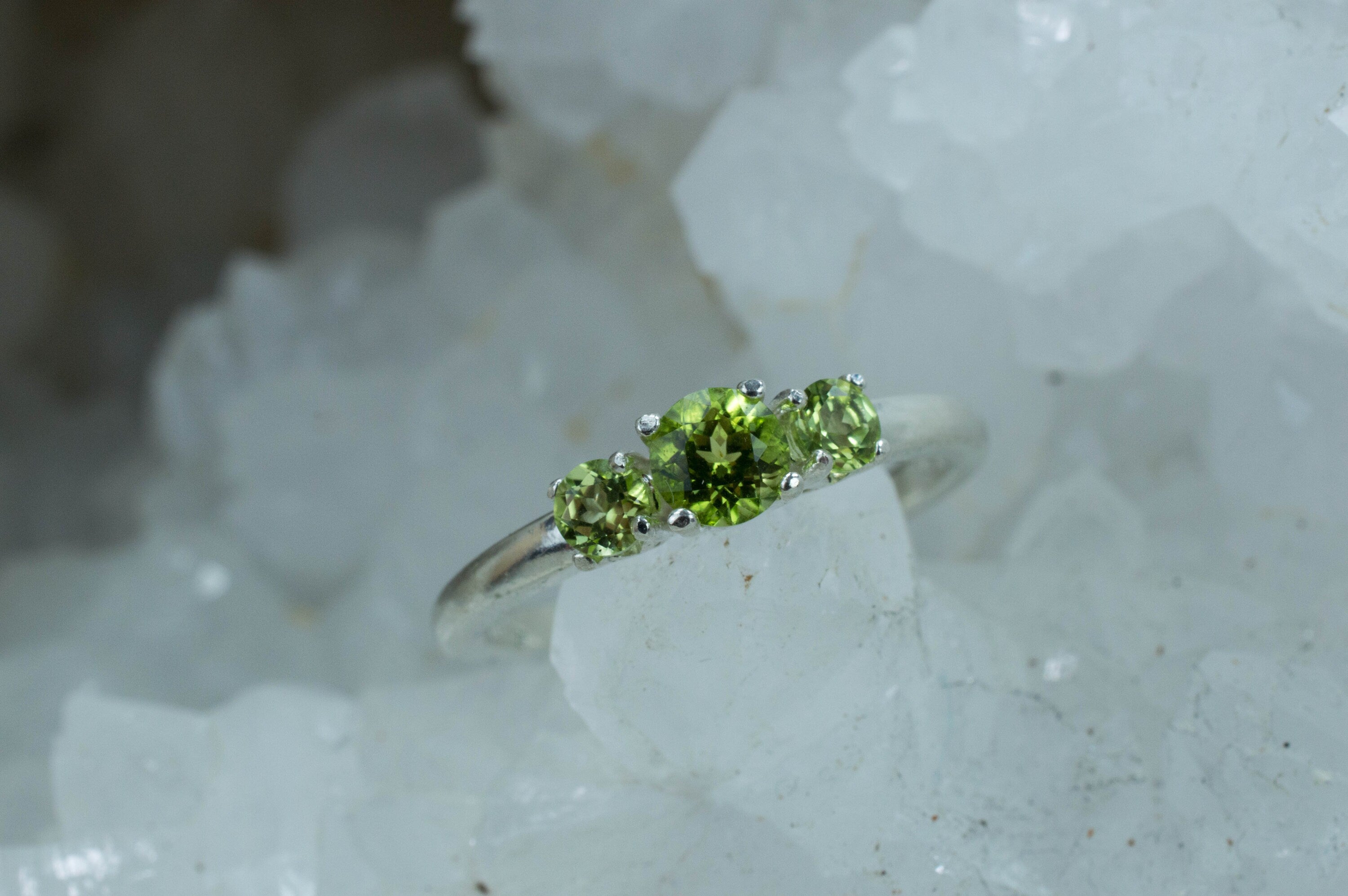 Peridot Ring, Natural Untreated Arizona Mined Peridot - Mark Oliver Gems