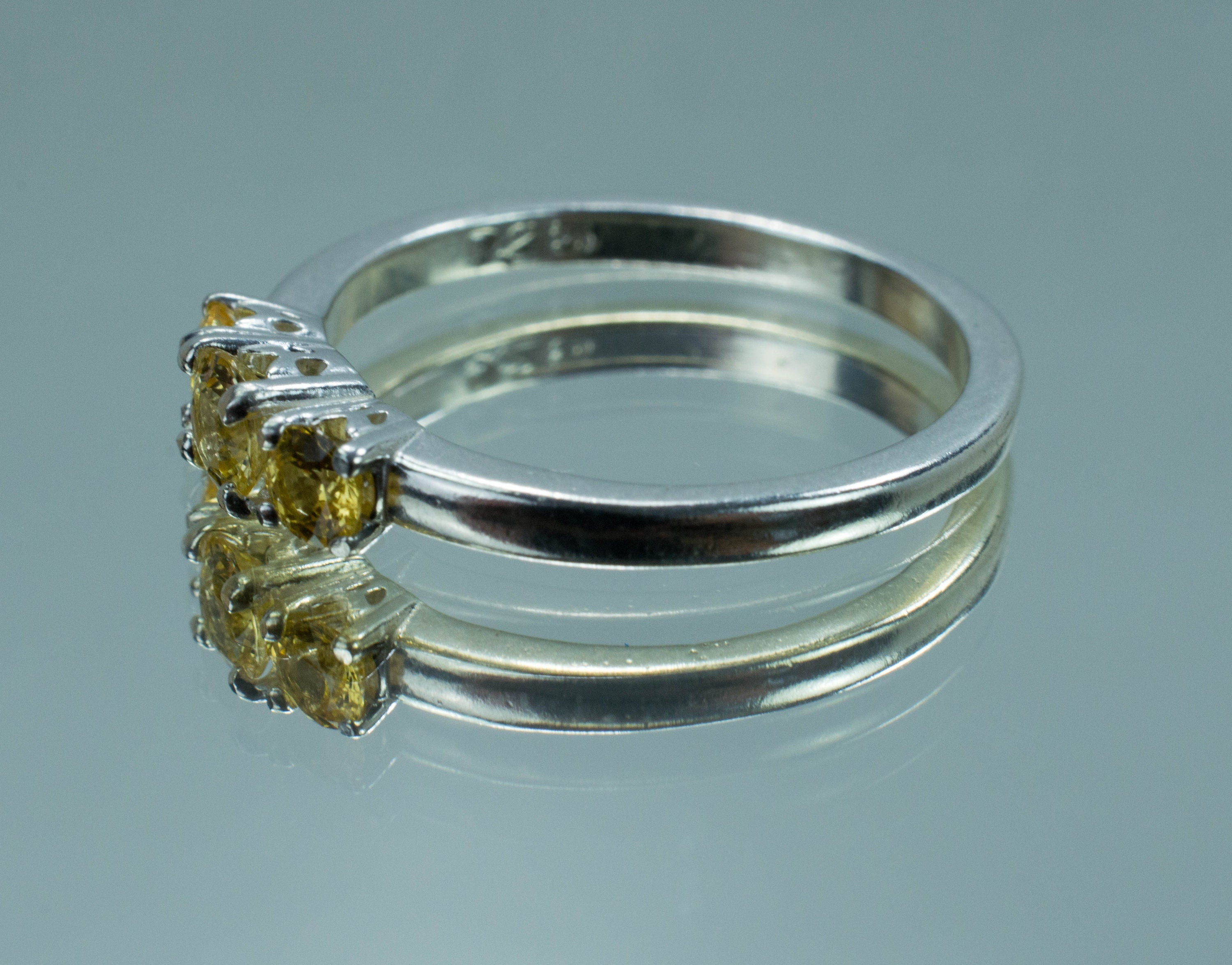 Yellow Sapphire Ring, Genuine Untreated Sri Lanka Sapphires - Mark Oliver Gems