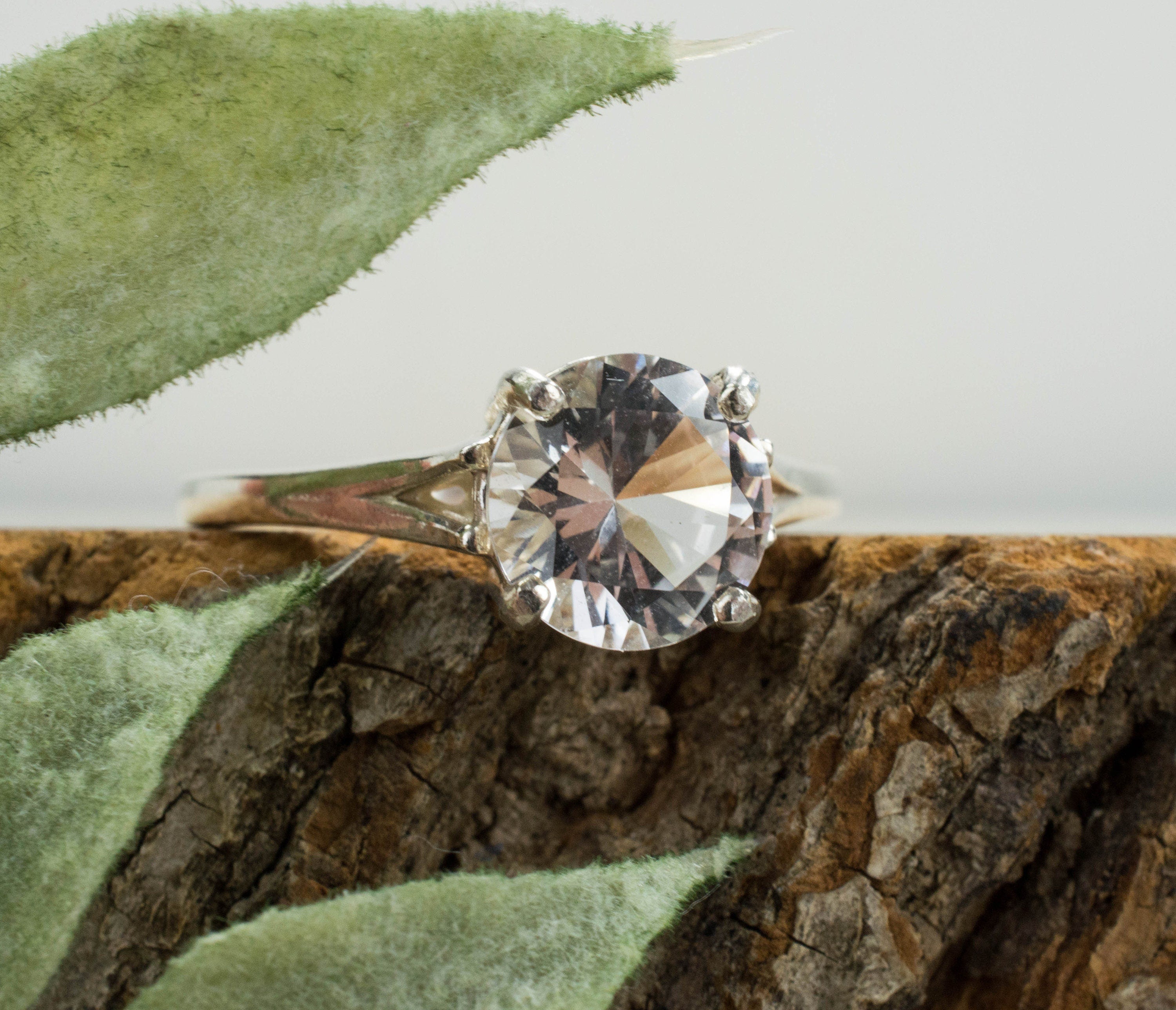 Danburite Ring; Genuine Untreated Mexican Danburite; 1.785cts - Mark Oliver Gems