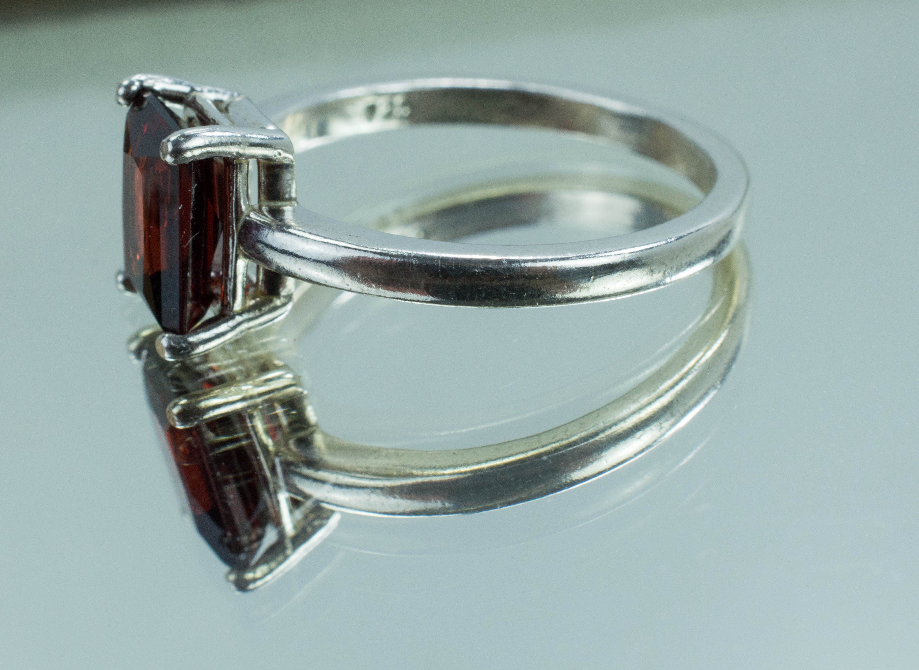 Pyrope Garnet Ring; Genuine Untreated Madagascar Garnet - Mark Oliver Gems