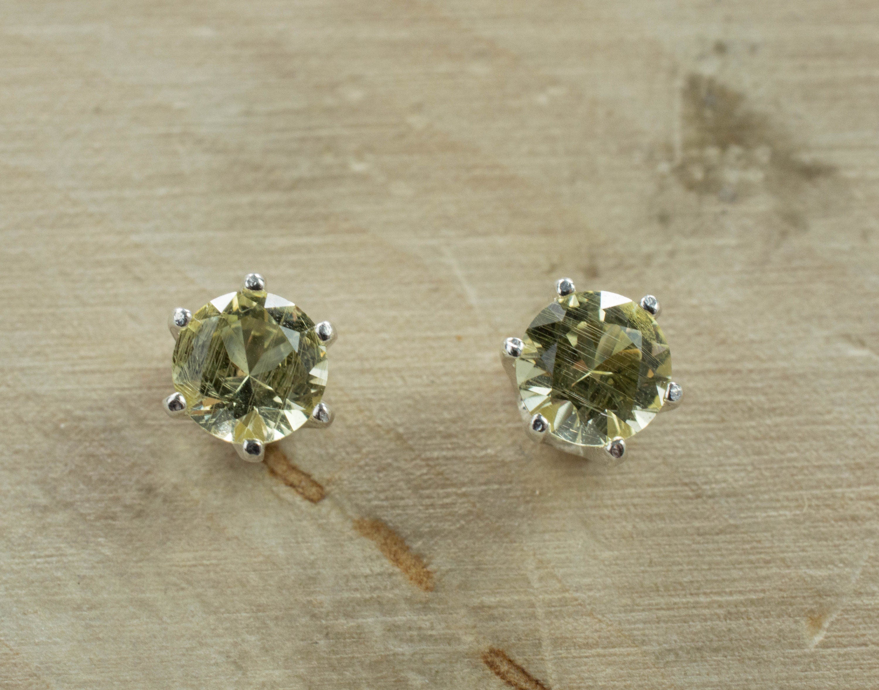 Danburite Earrings; Genuine Untreated Tanzanian Yellow Danburite - Mark Oliver Gems