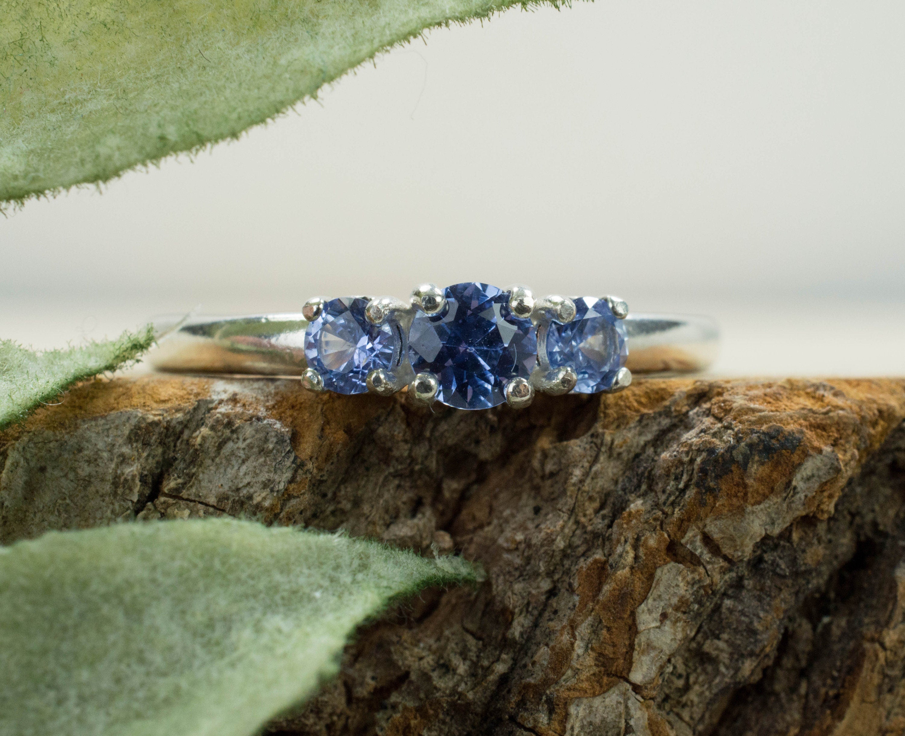 Blue Sapphire Ring, Genuine Untreated Ceylon Sapphires - Mark Oliver Gems