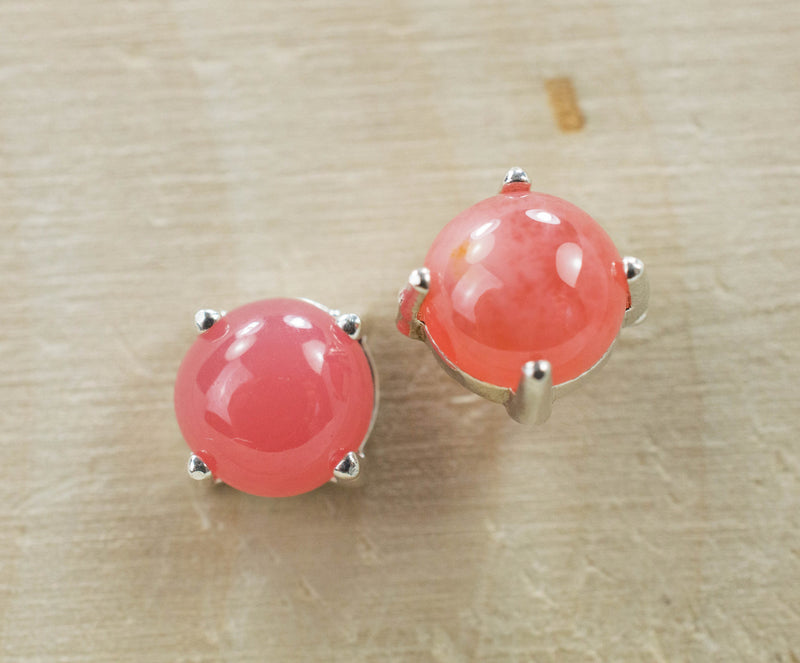 Bustamite Earrings; Natural Untreated South Africa Bustamite