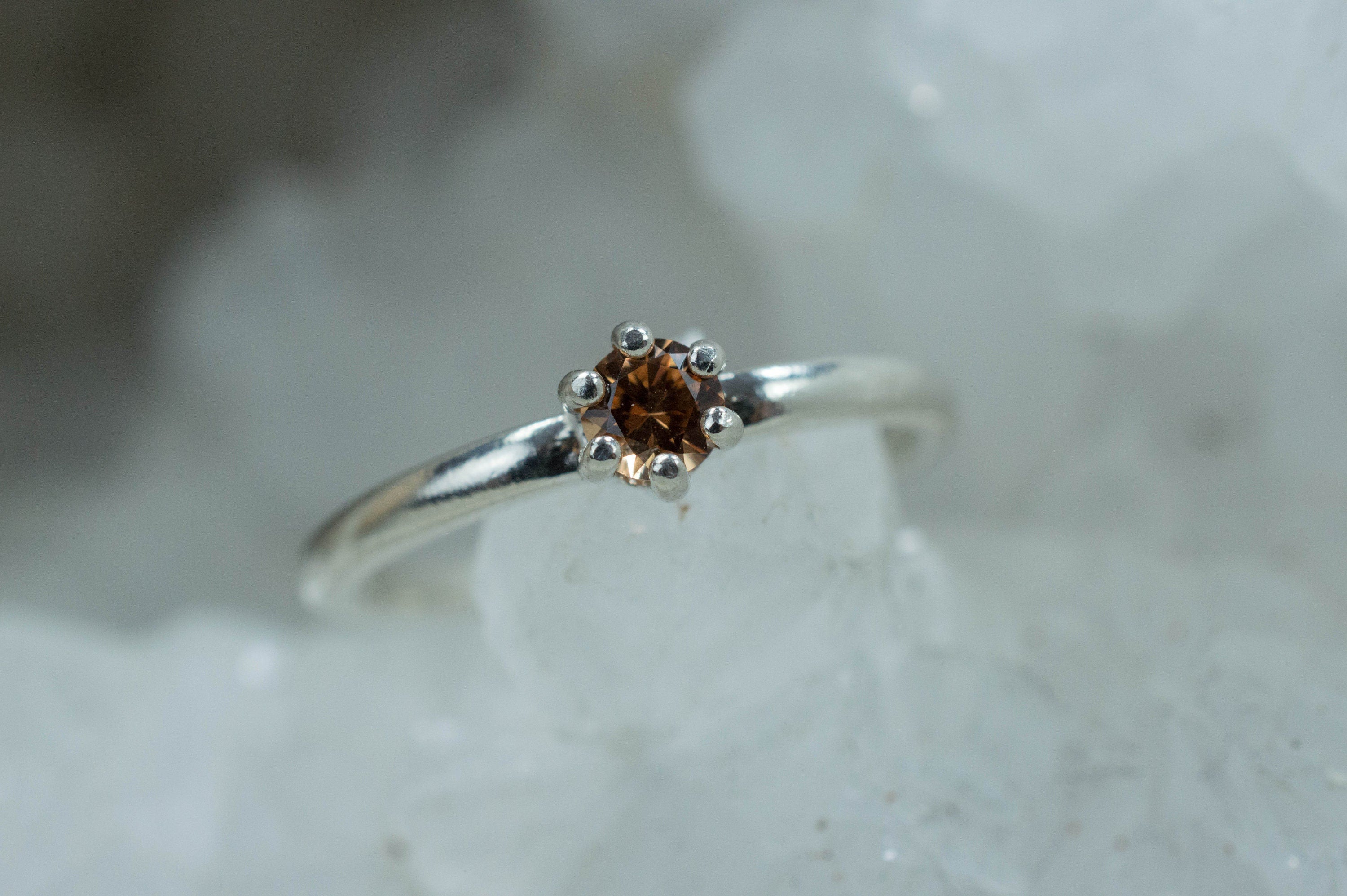 Tunduru Garnet Ring; Genuine Untreated Tanzania Garnet - Mark Oliver Gems