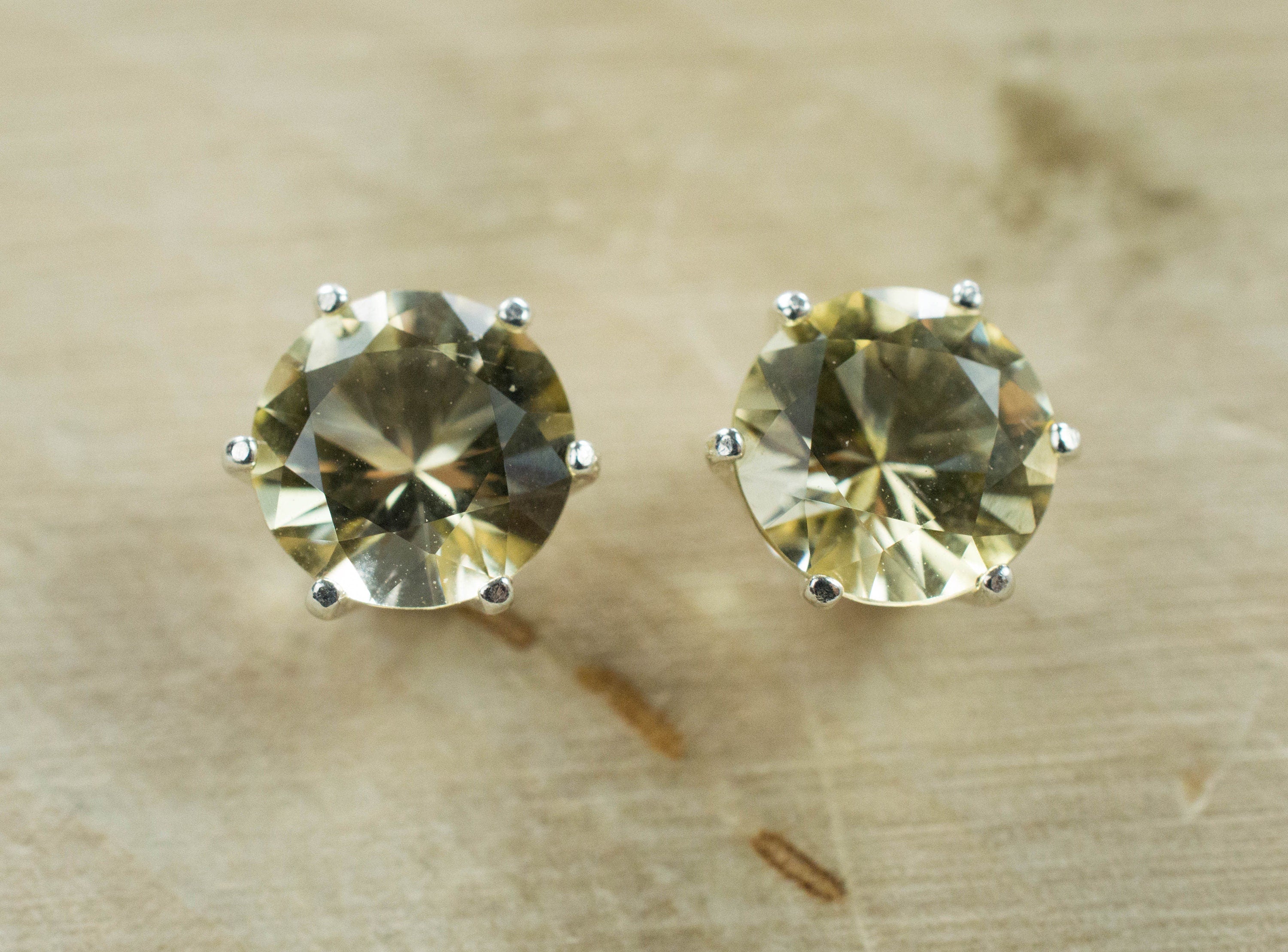 Scapolite Earrings, Genuine Untreated Tanzania Scapolite; 1.985cts - Mark Oliver Gems