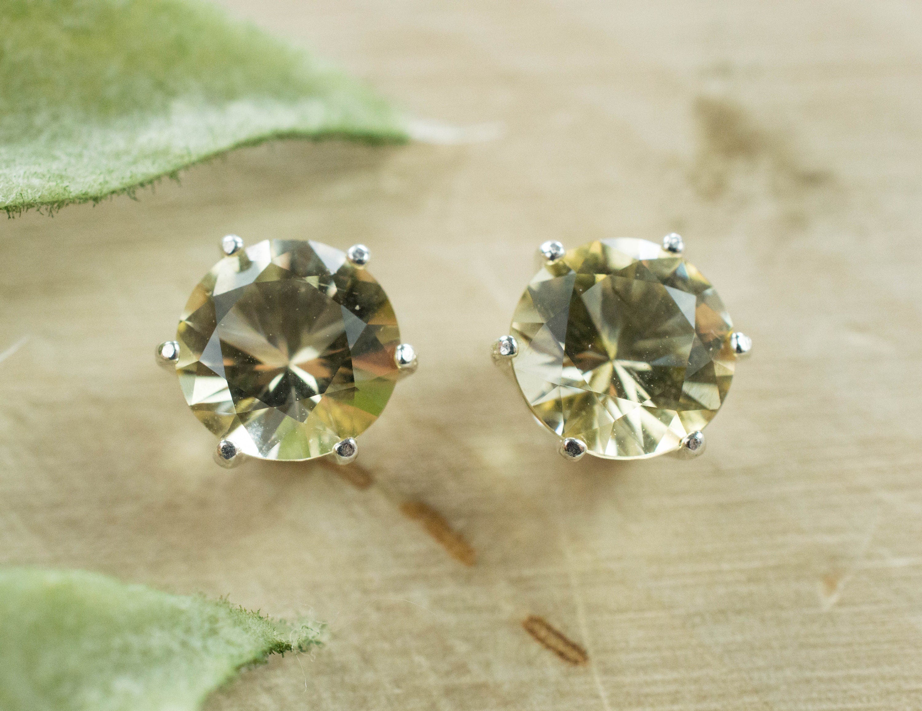 Scapolite Earrings, Genuine Untreated Tanzania Scapolite; 1.985cts - Mark Oliver Gems