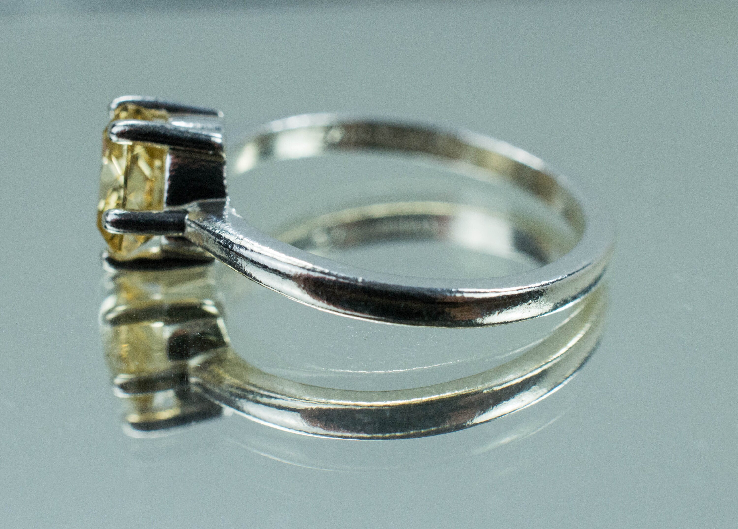 Heliodor Ring, Natural Untreated Brazilian Golden Beryl - Mark Oliver Gems