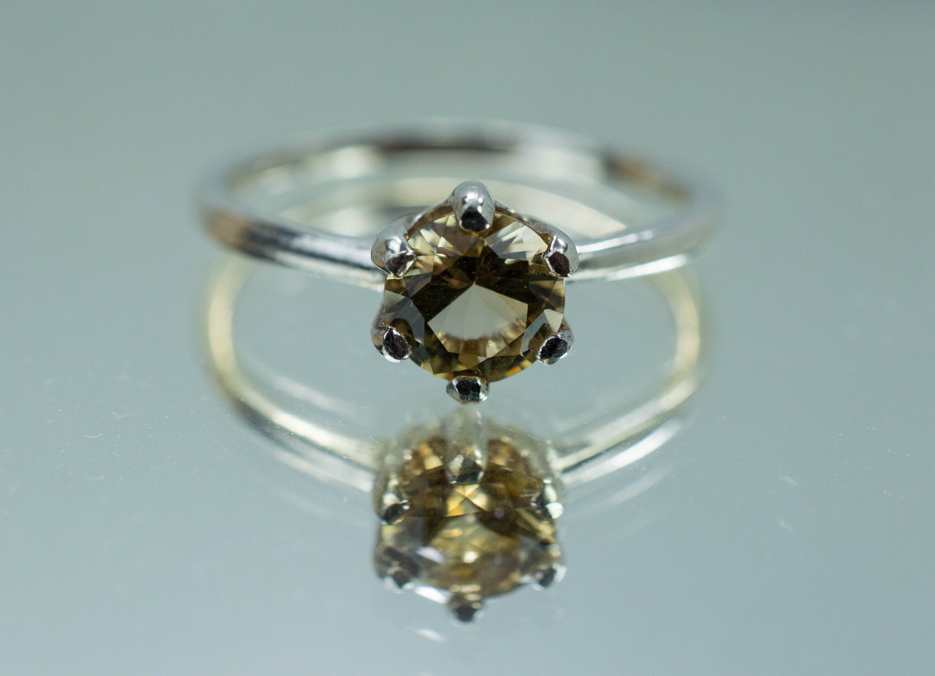 Heliodor Ring, Genuine Untreated Brazilian Golden Beryl - Mark Oliver Gems