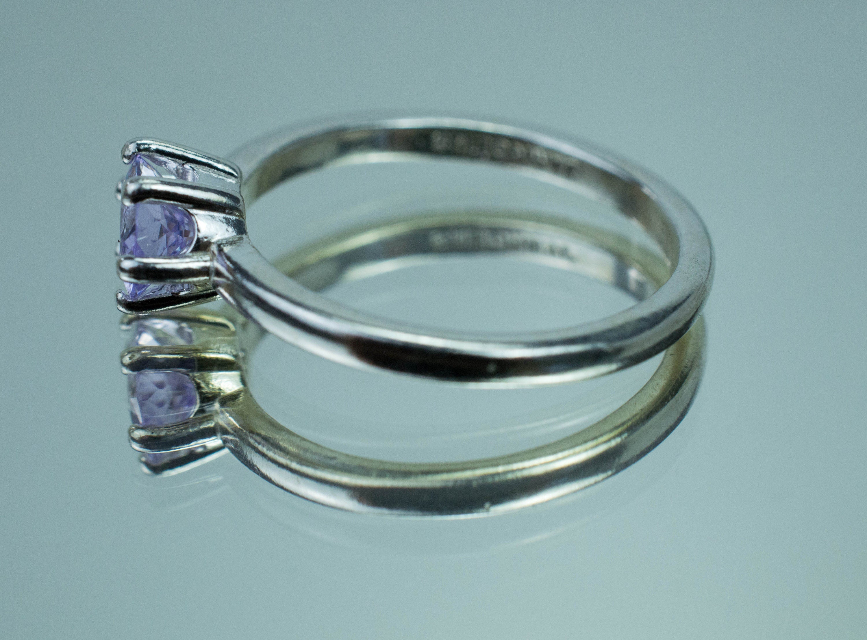 Lavender Spinel Ring; Genuine Untreated Vietnam Spinel - Mark Oliver Gems