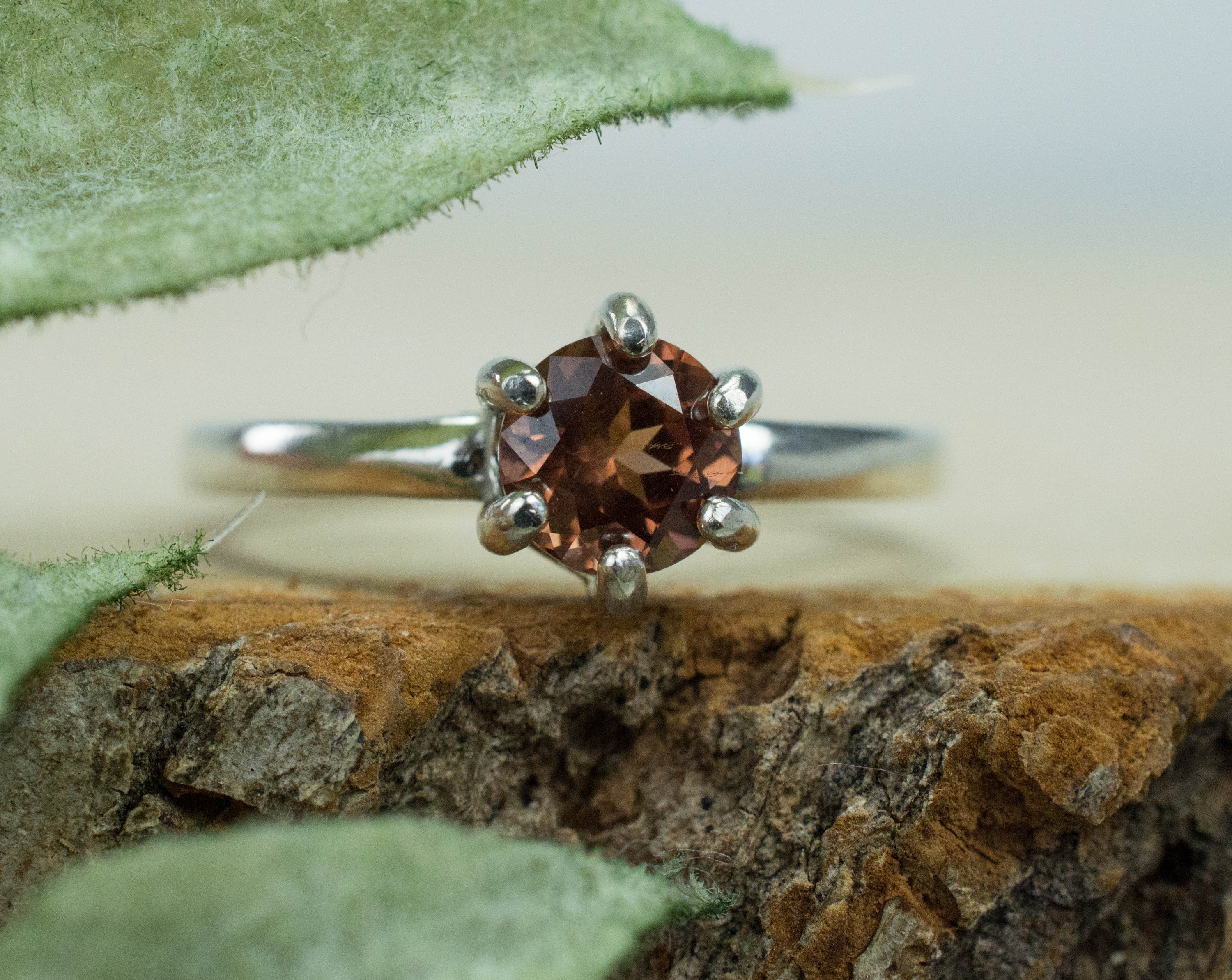 Imperial Garnet Ring, Natural Untreated Tanzanian Color Change Garnet - Mark Oliver Gems