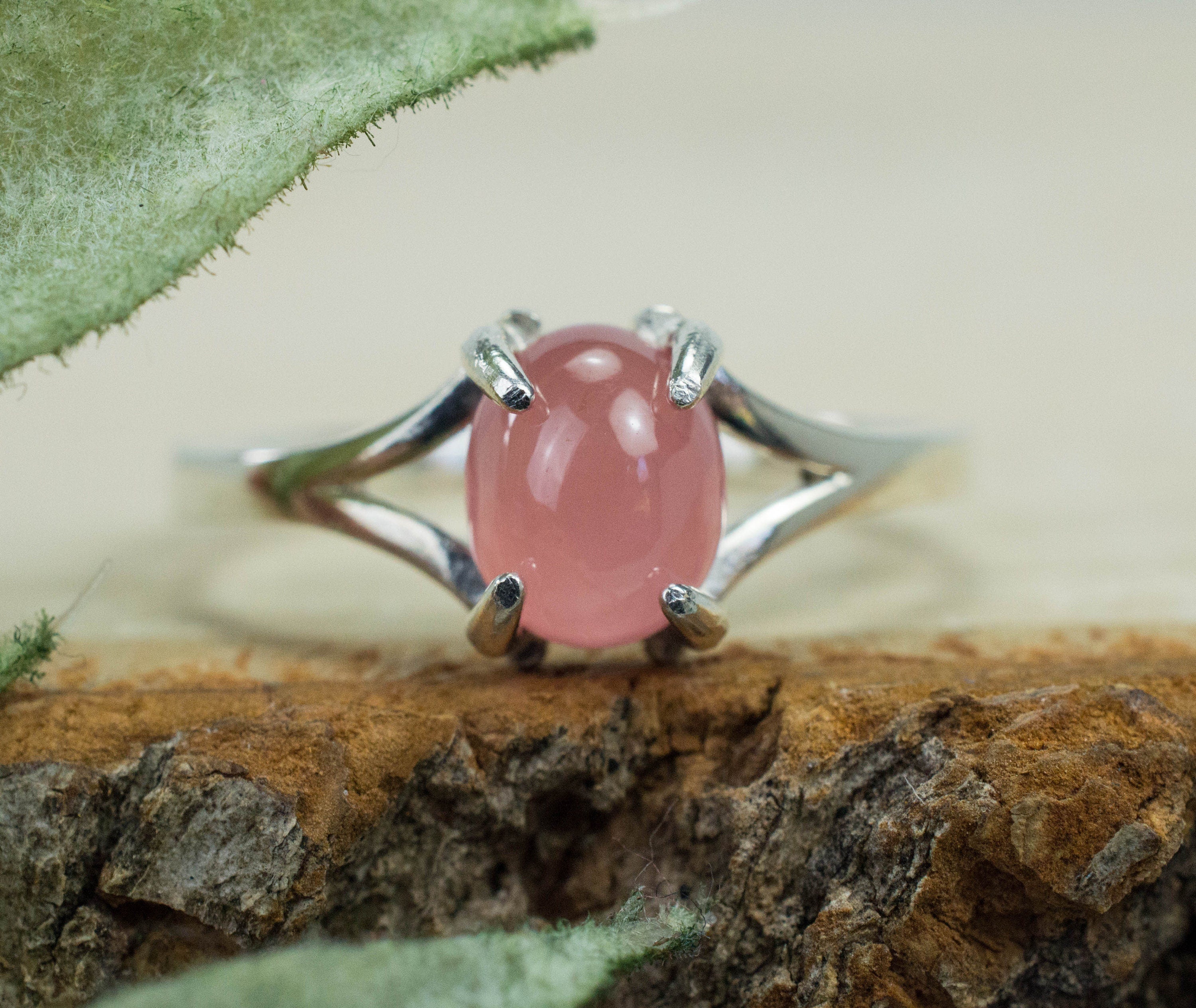 Rhodochrosite Ring, Natural Untreated Japan Rhodochrosite - Mark Oliver Gems