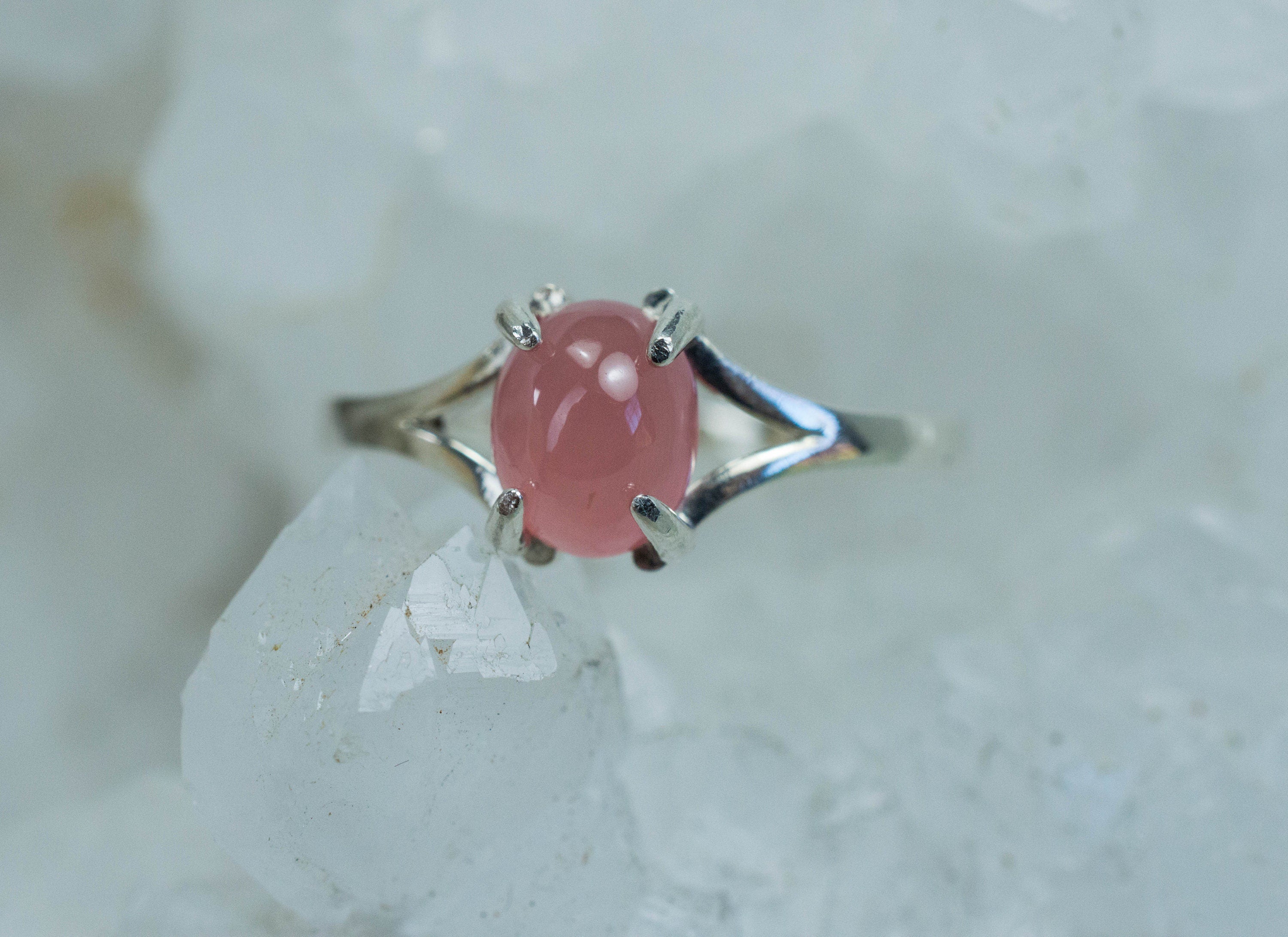 Rhodochrosite Ring, Natural Untreated Japan Rhodochrosite - Mark Oliver Gems