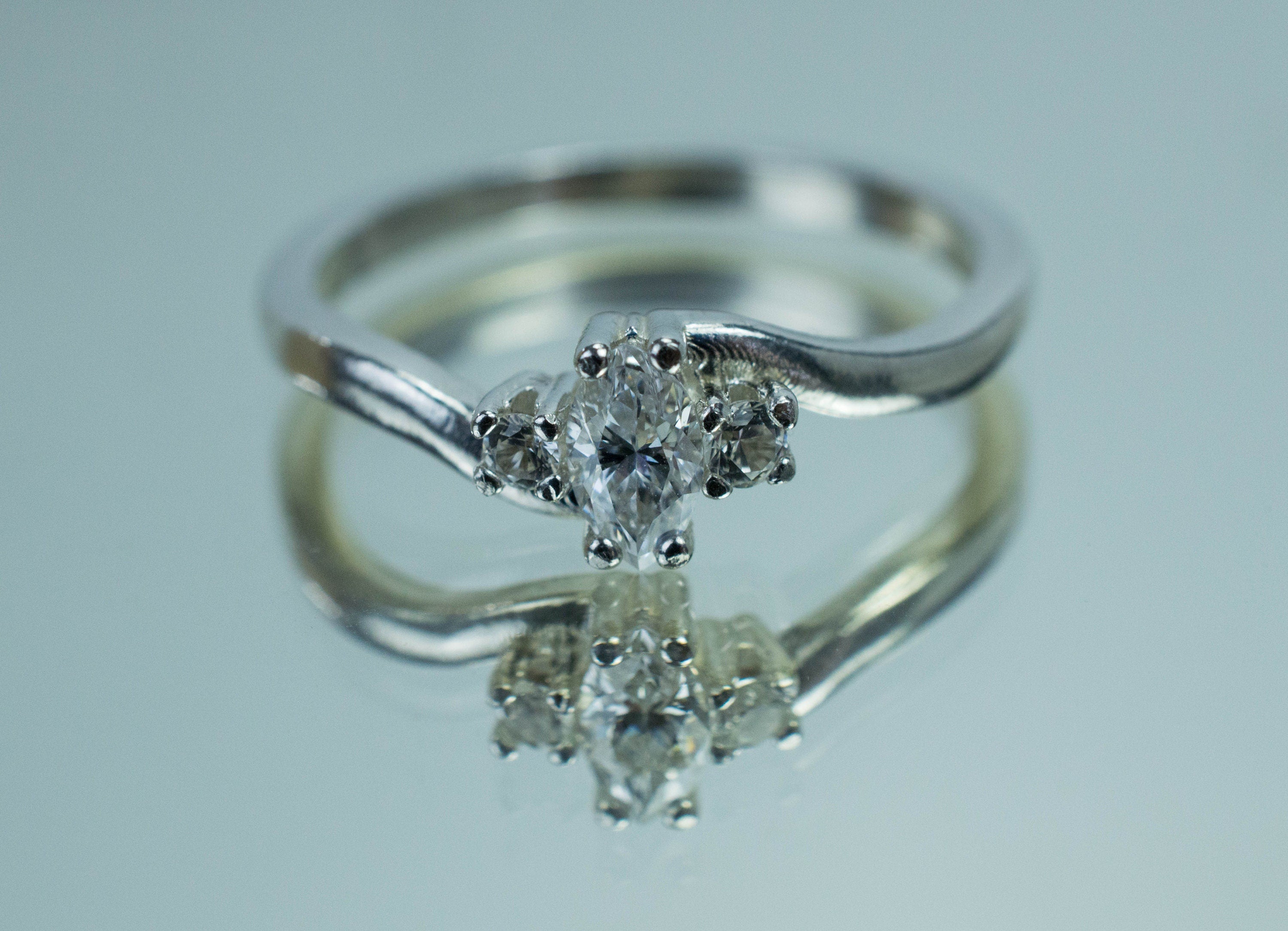 Diamond Ring; Genuine Untreated Canada Diamonds - Mark Oliver Gems