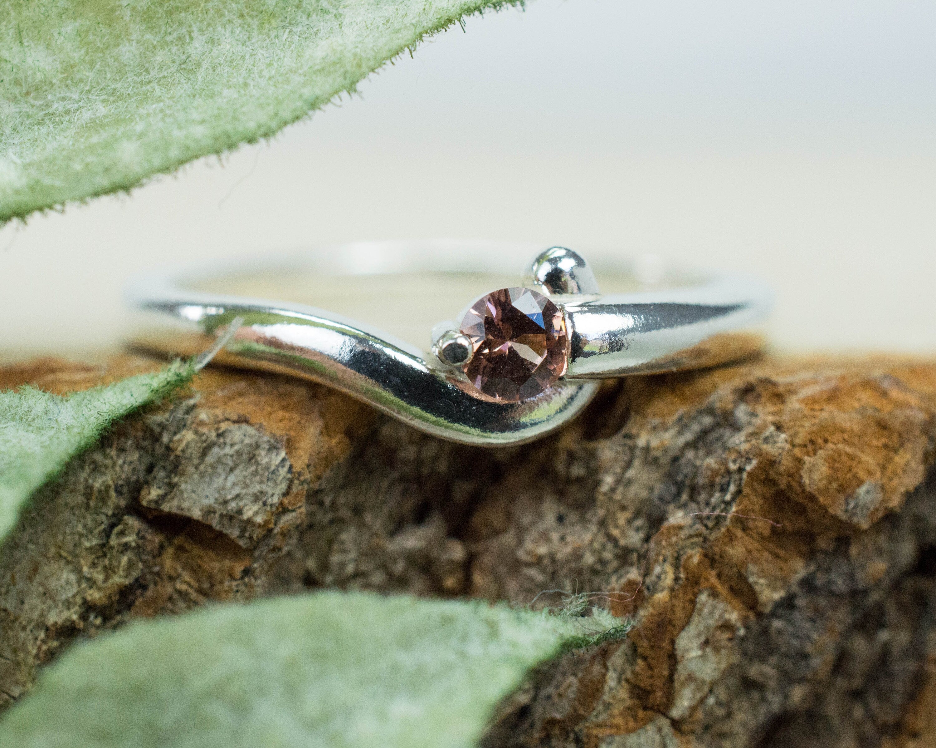 Imperial Garnet Ring, Genuine Untreated Tanzanian Color Change Garnet - Mark Oliver Gems