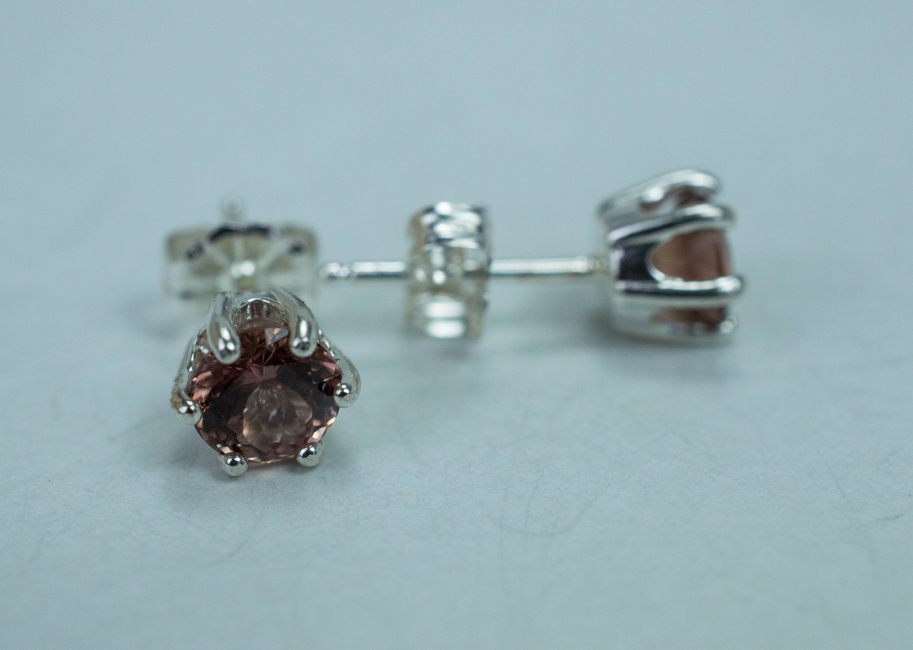 Imperial Garnet Earrings; Genuine Untreated Tanzanian Color Change Garnet; 1.680cts - Mark Oliver Gems