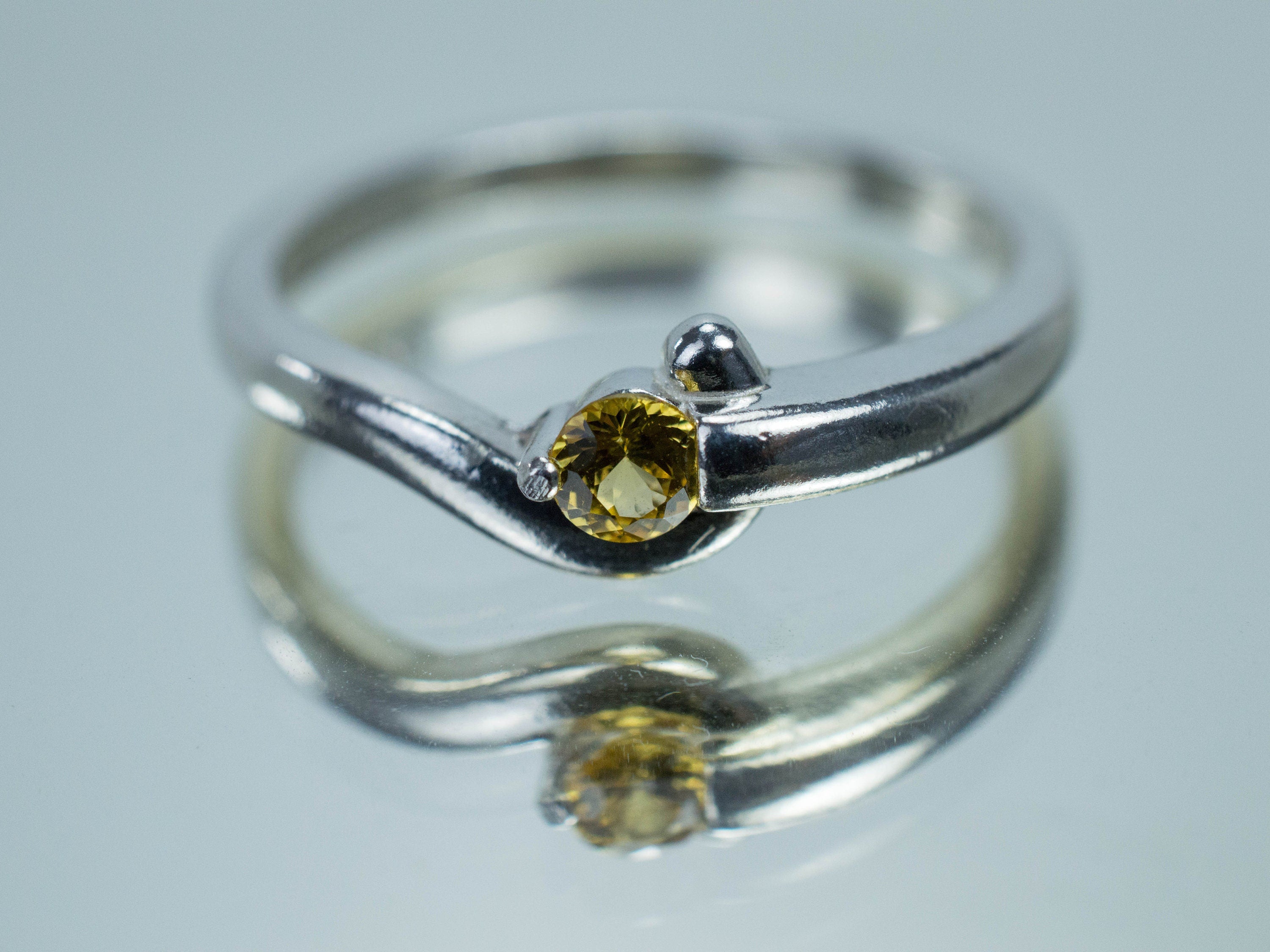 Yellow Sapphire Ring, Genuine Sri Lankan Sapphire - Mark Oliver Gems